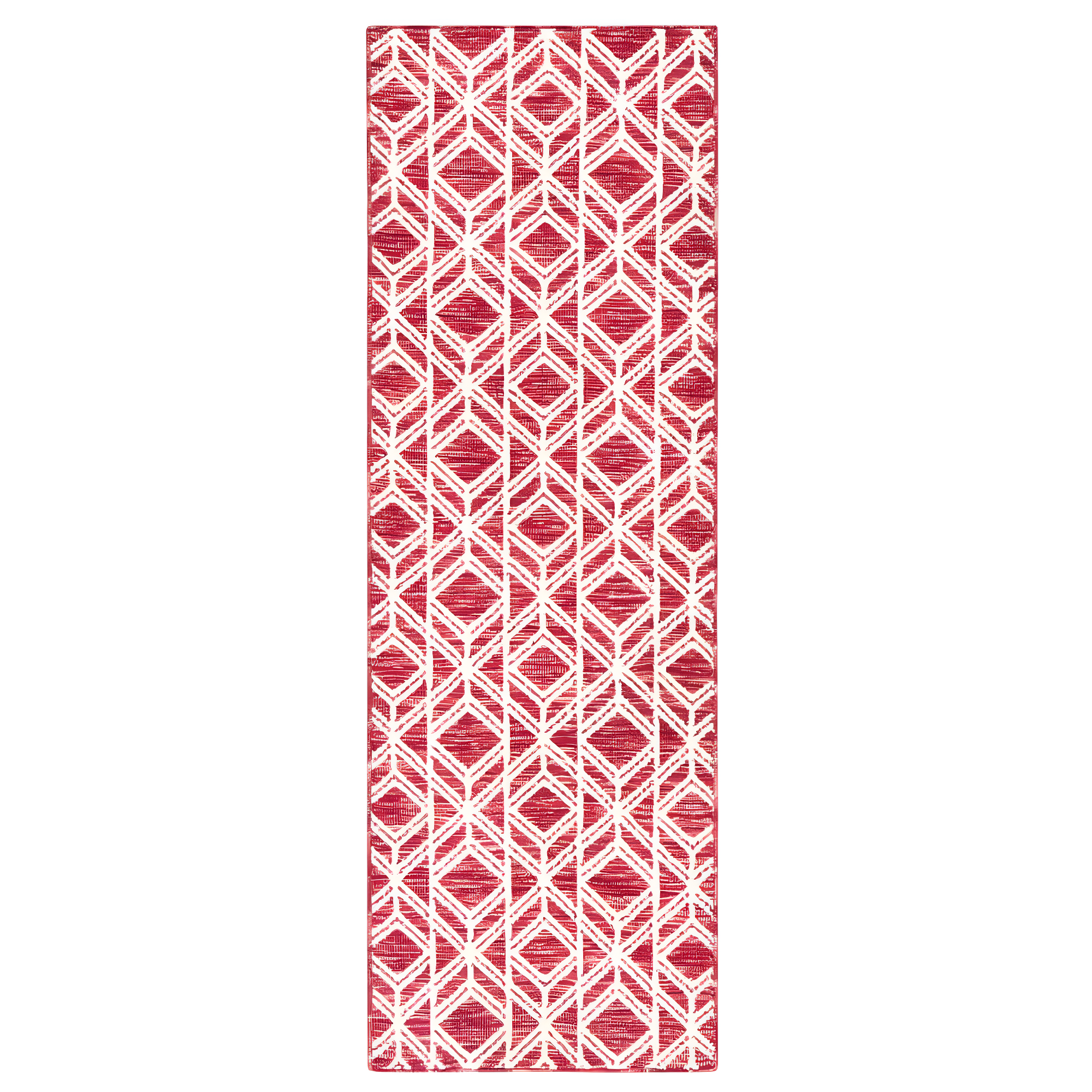 Town & Country Living TOWN & COUNTRY EVERYDAY Walker Modern Diamond Everwash Non-Slip Backing Kitchen Mat