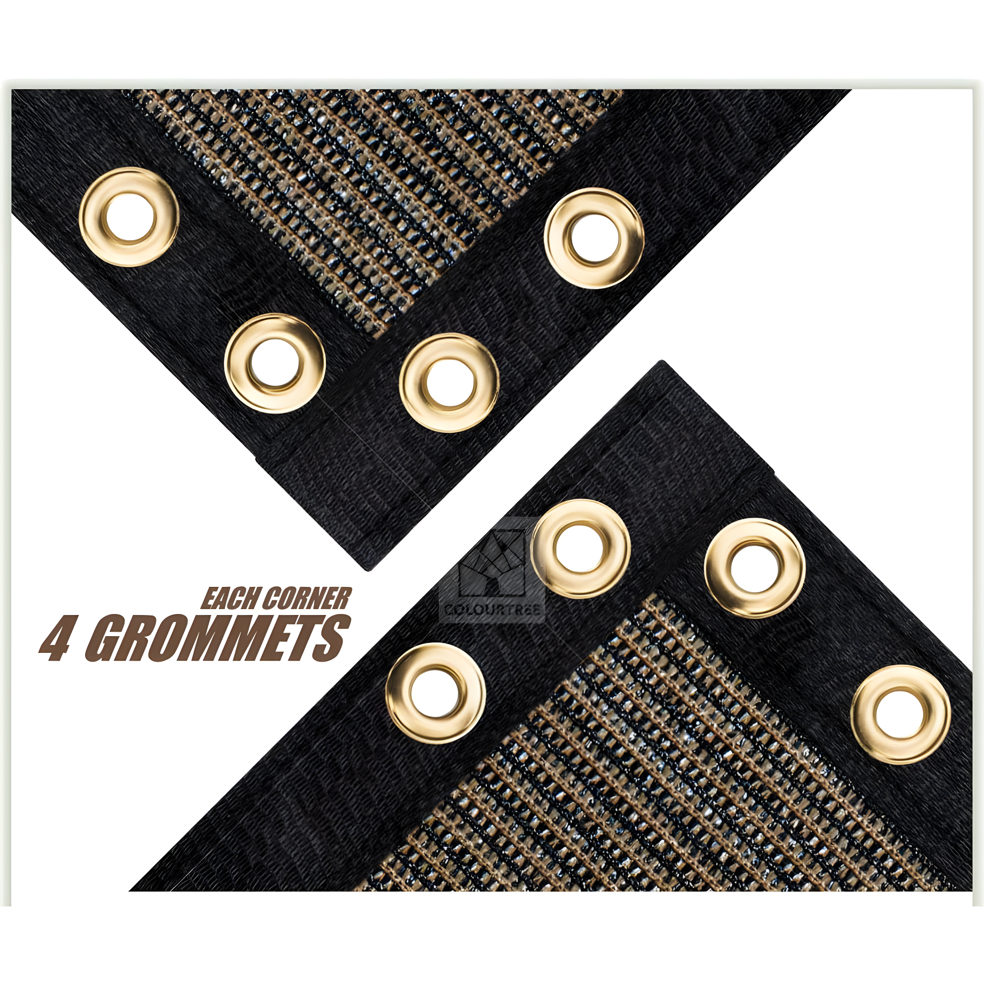 ColourTree Colour Tree Privacy Screen & Windscreen Fabric Cover – Durable Outdoor Fence Protection, UV-Resistant, Easy Installation