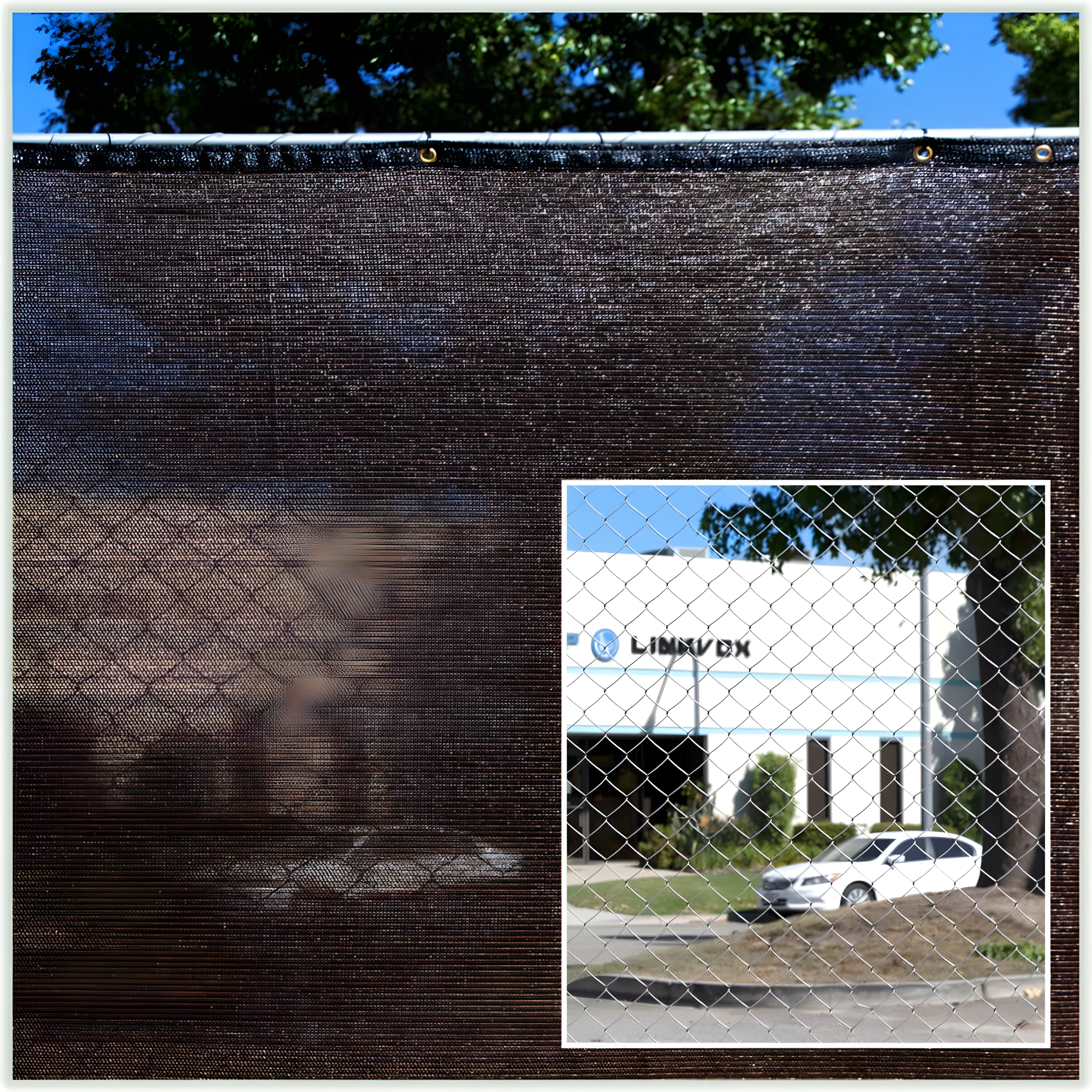 ColourTree Colour Tree Privacy Screen & Windscreen Fabric Cover – Durable Outdoor Fence Protection, UV-Resistant, Easy Installation