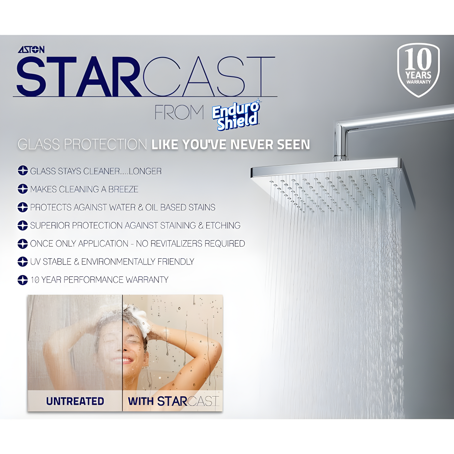 Aston Langham XL 60" - 64" W x 30" D x 80" H Frameless Rectangle Sliding Shower Enclosure SEN979EZ.UC-CH-643080-R