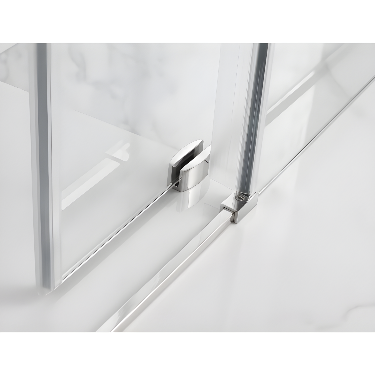 Aston Langham XL 60" - 64" W x 30" D x 80" H Frameless Rectangle Sliding Shower Enclosure SEN979EZ.UC-CH-643080-R