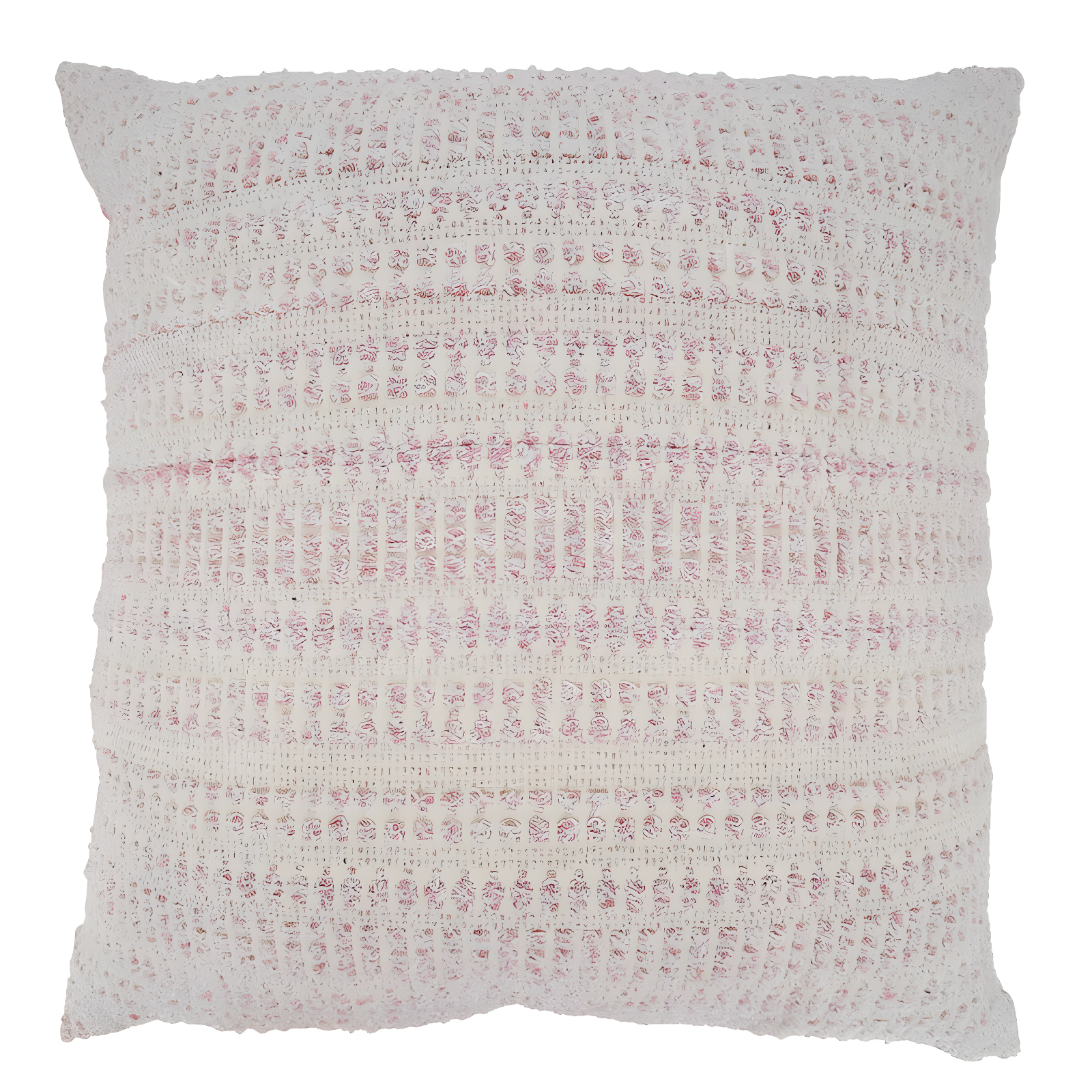 Saro Celeste Collection Geometric Cotton Blend Throw Pillow