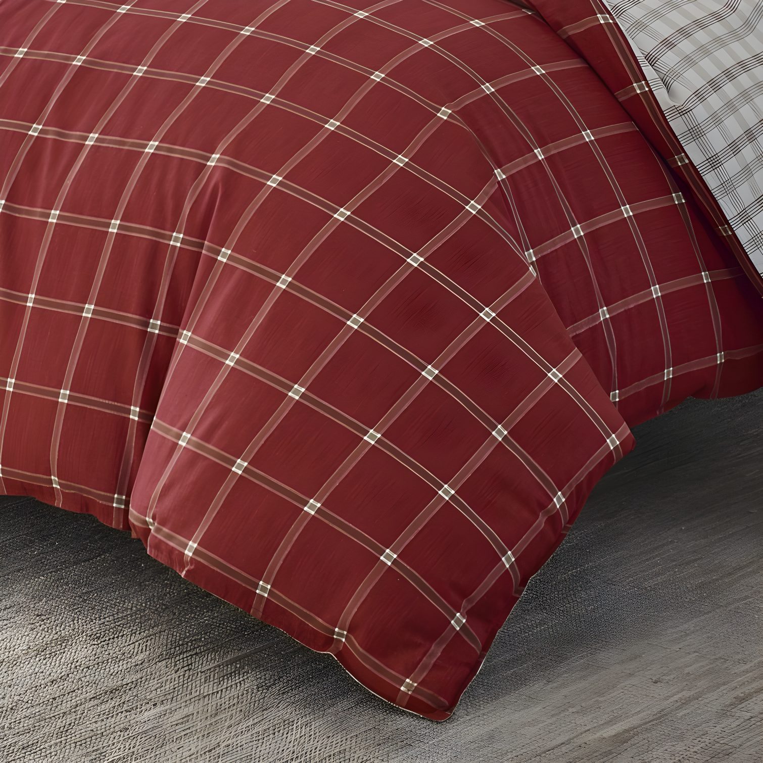 Madison Park Ridge 6 Piece Printed Herringbone Quilt Set with Throw Pillows
