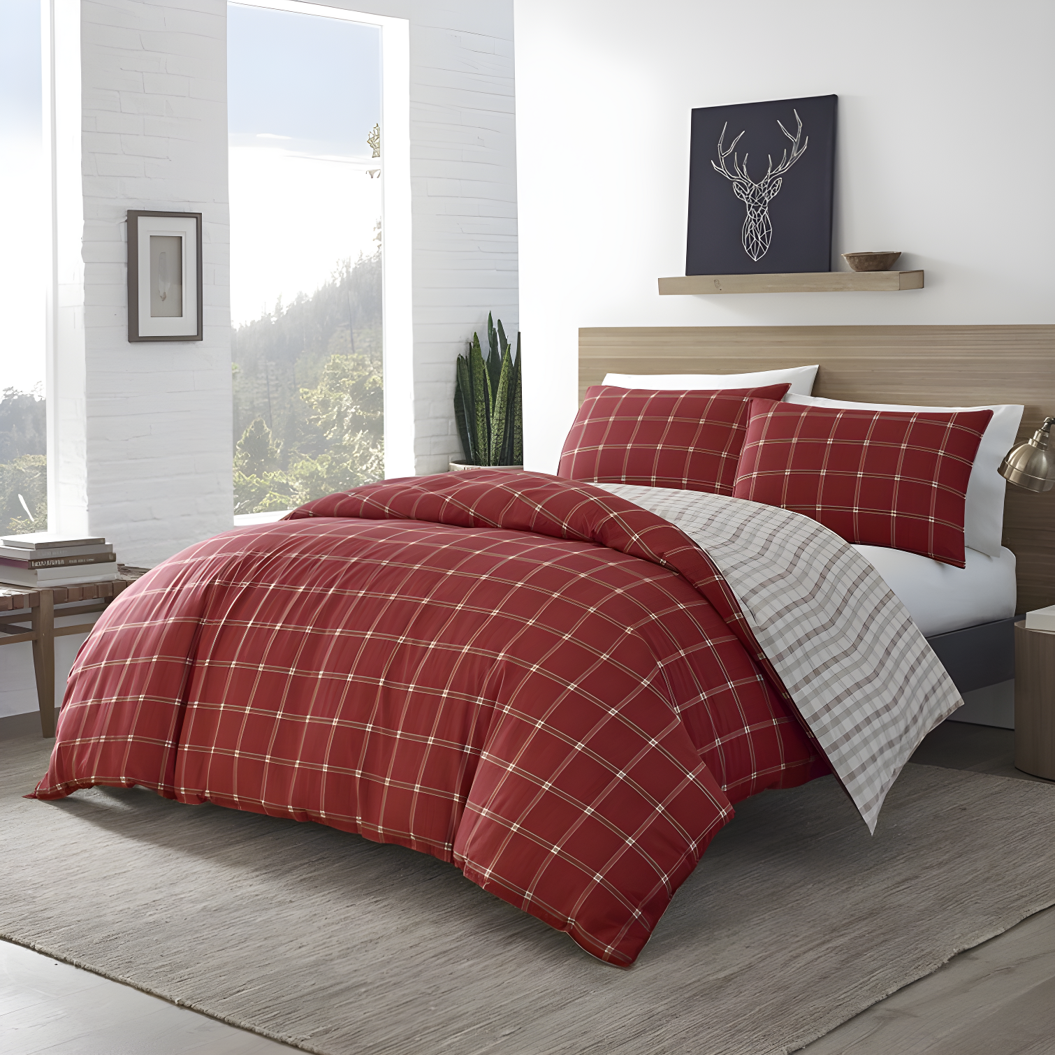 Madison Park Ridge 6 Piece Printed Herringbone Quilt Set with Throw Pillows