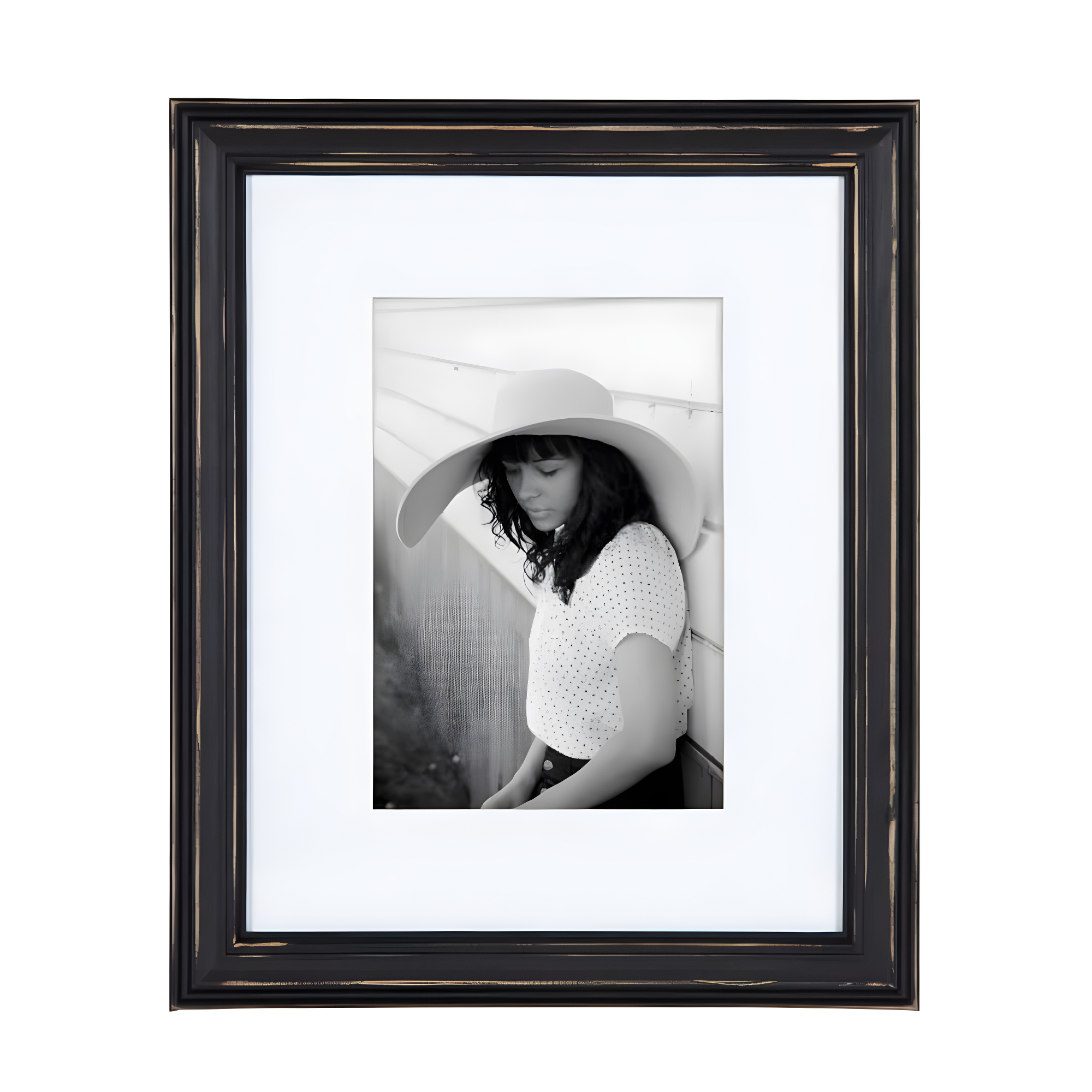 10pc Bordeaux Frame Box Set Black - Kate & Laurel All Things Decor: Wall Display, Modern Style