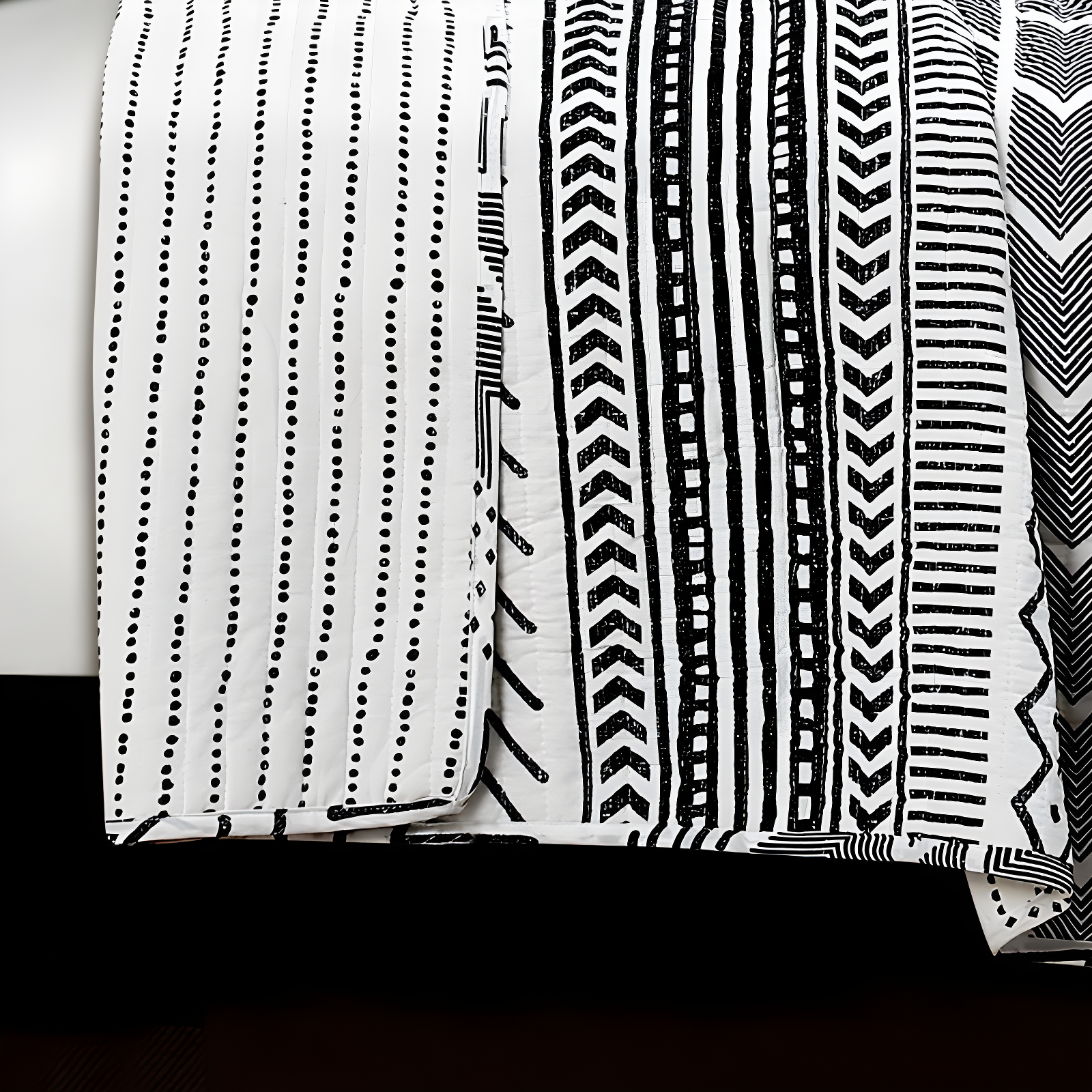Lush Decor Hygge Geo Reversible Contemporary 3-Piece Quilt Set