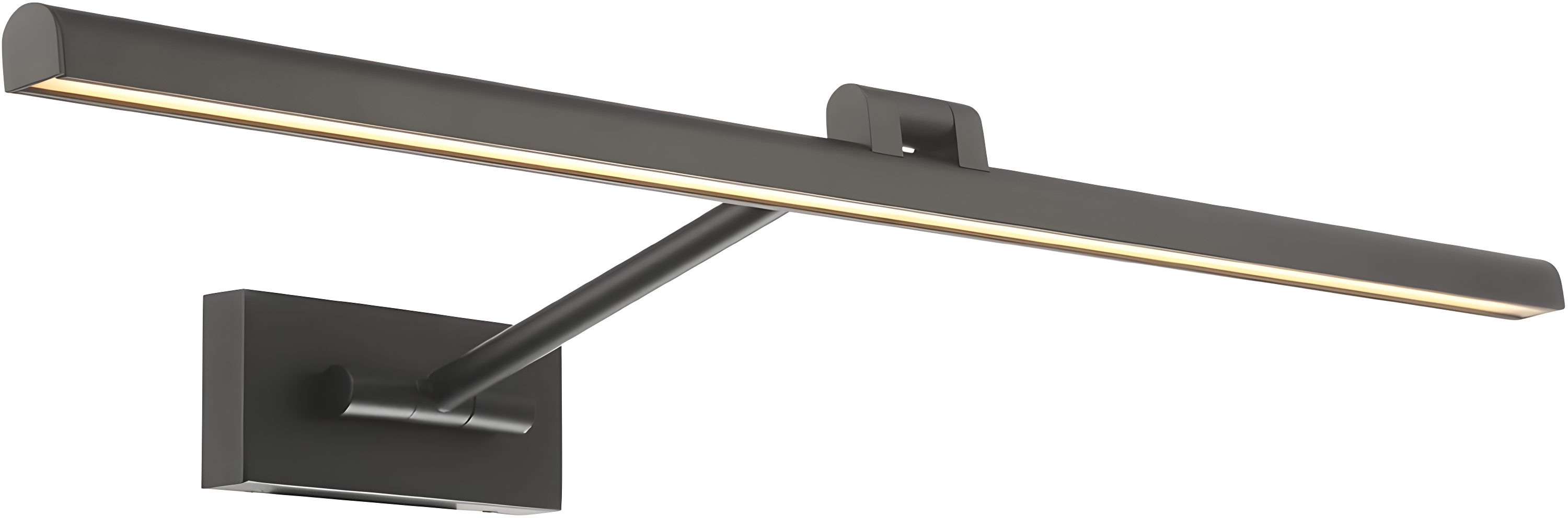 WAC Lighting Reed 33" LED Adjustable Aluminum Picture Light in Black