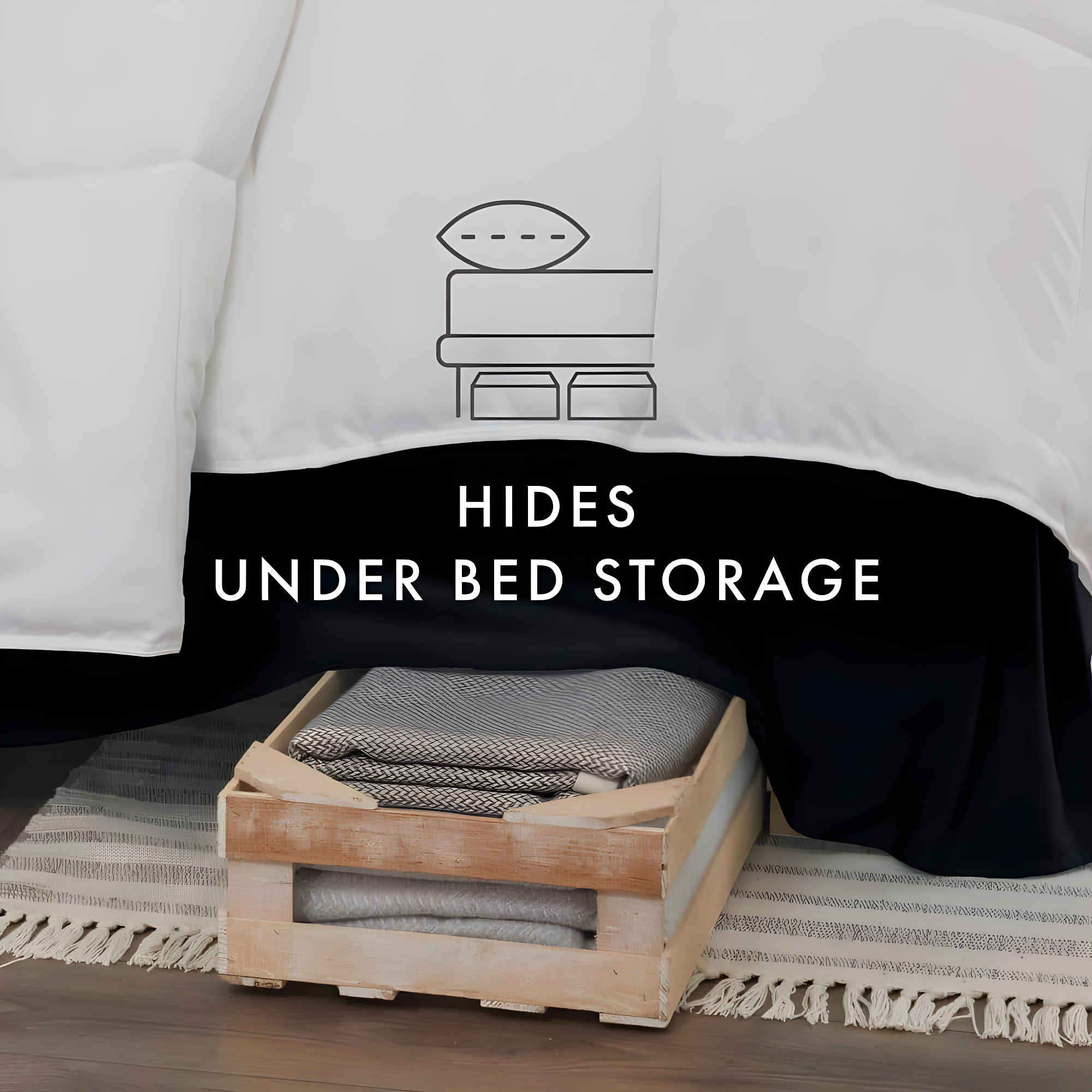 IEnjoy Home Simply Soft™ Bed Skirt