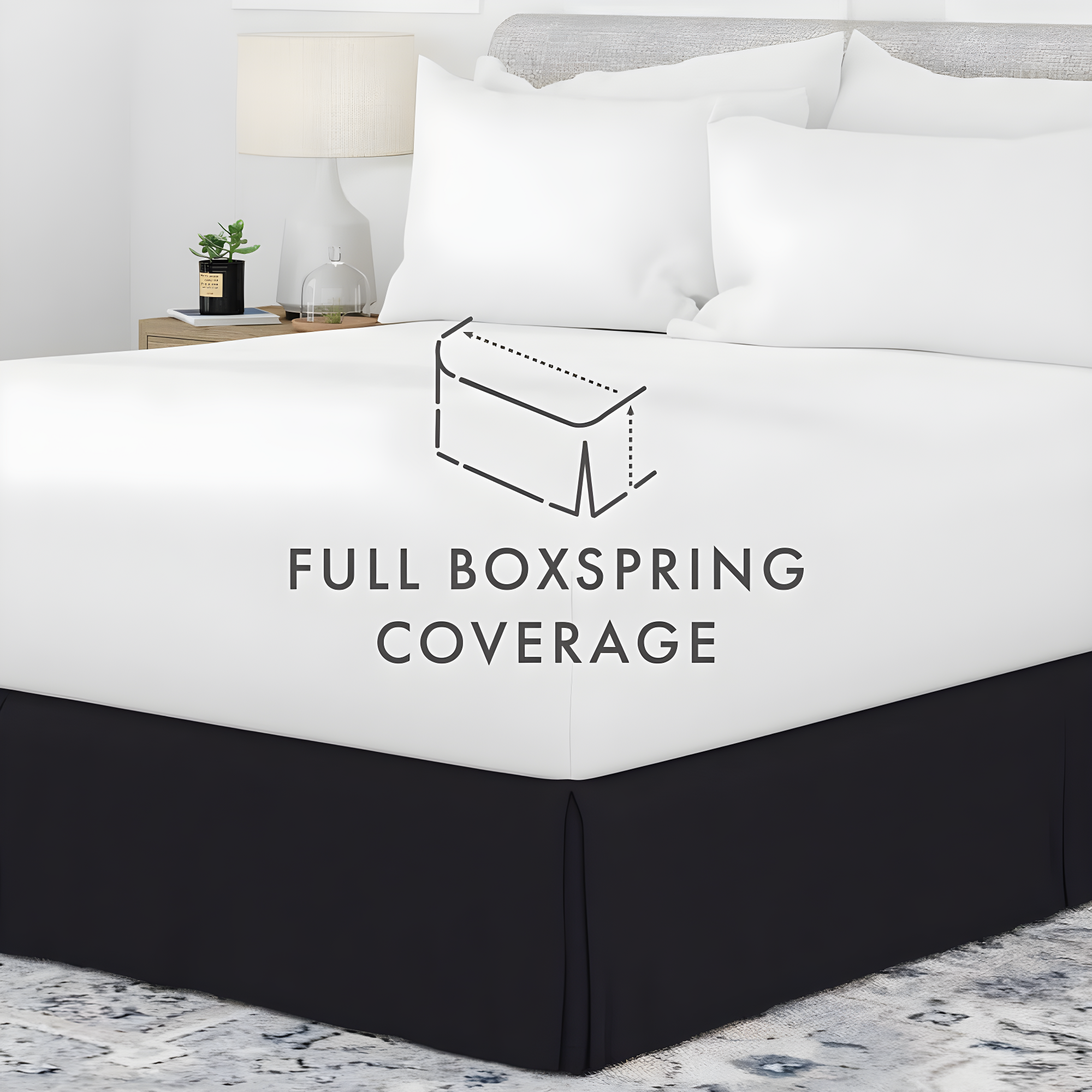 IEnjoy Home Simply Soft™ Bed Skirt