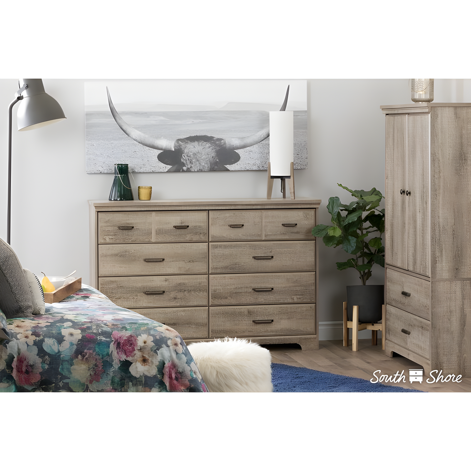 Versa 8-Drawer Storage Dresser - Classic Style