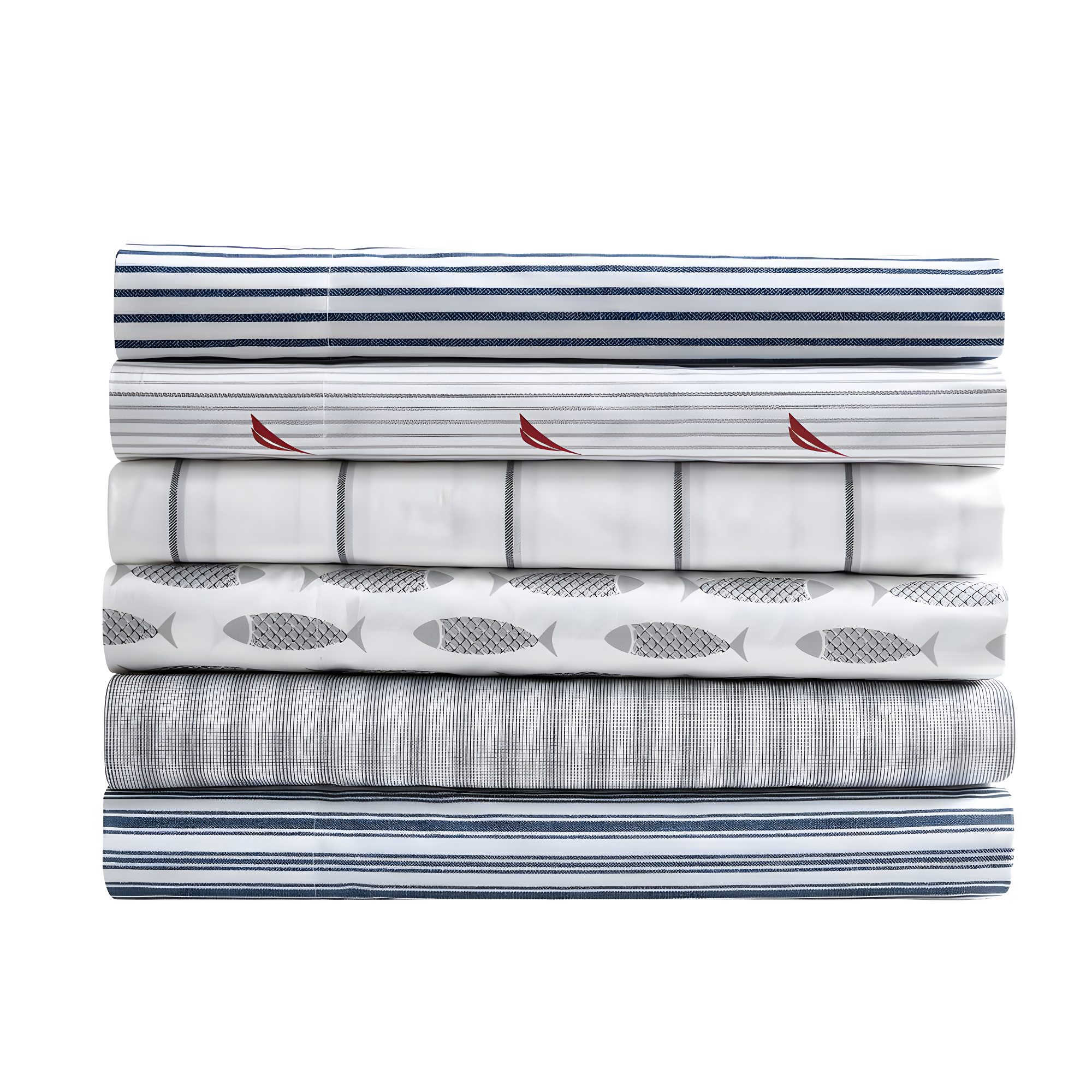 Nautica Printed Cotton Percale Sheet Sets