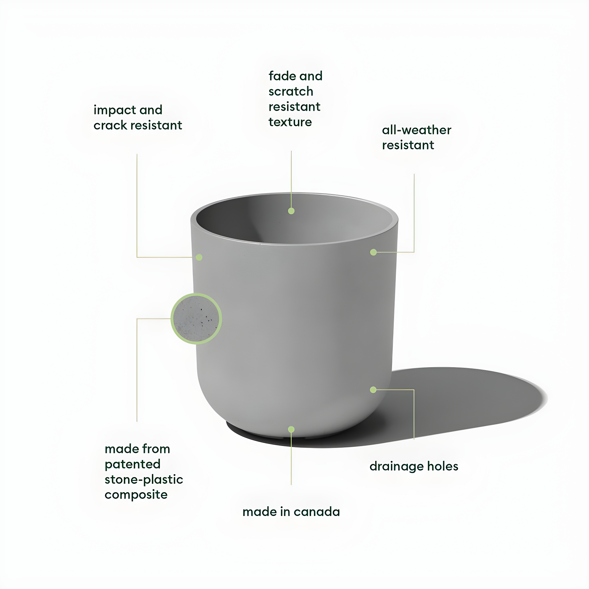 Mason Series Kona Planter
