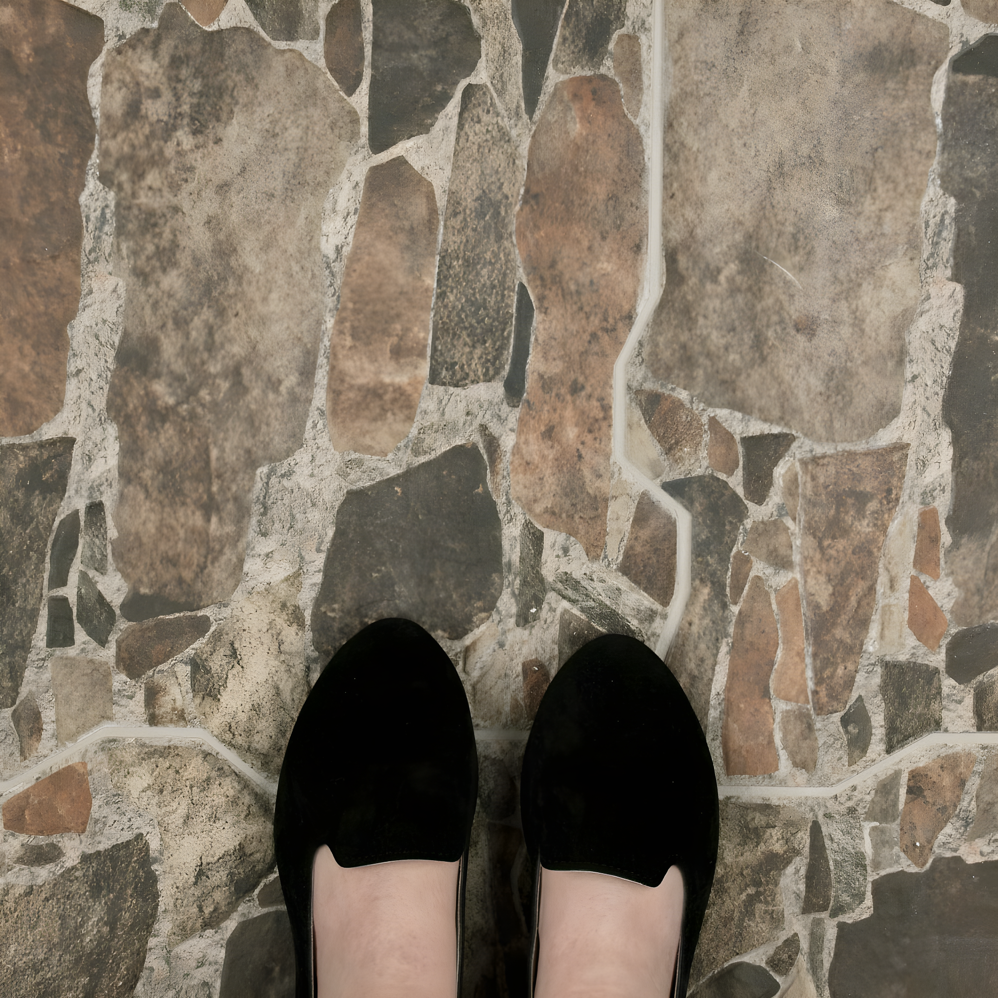 Rambla 15" x 23" Porcelain Stone Look Wall & Floor Tile