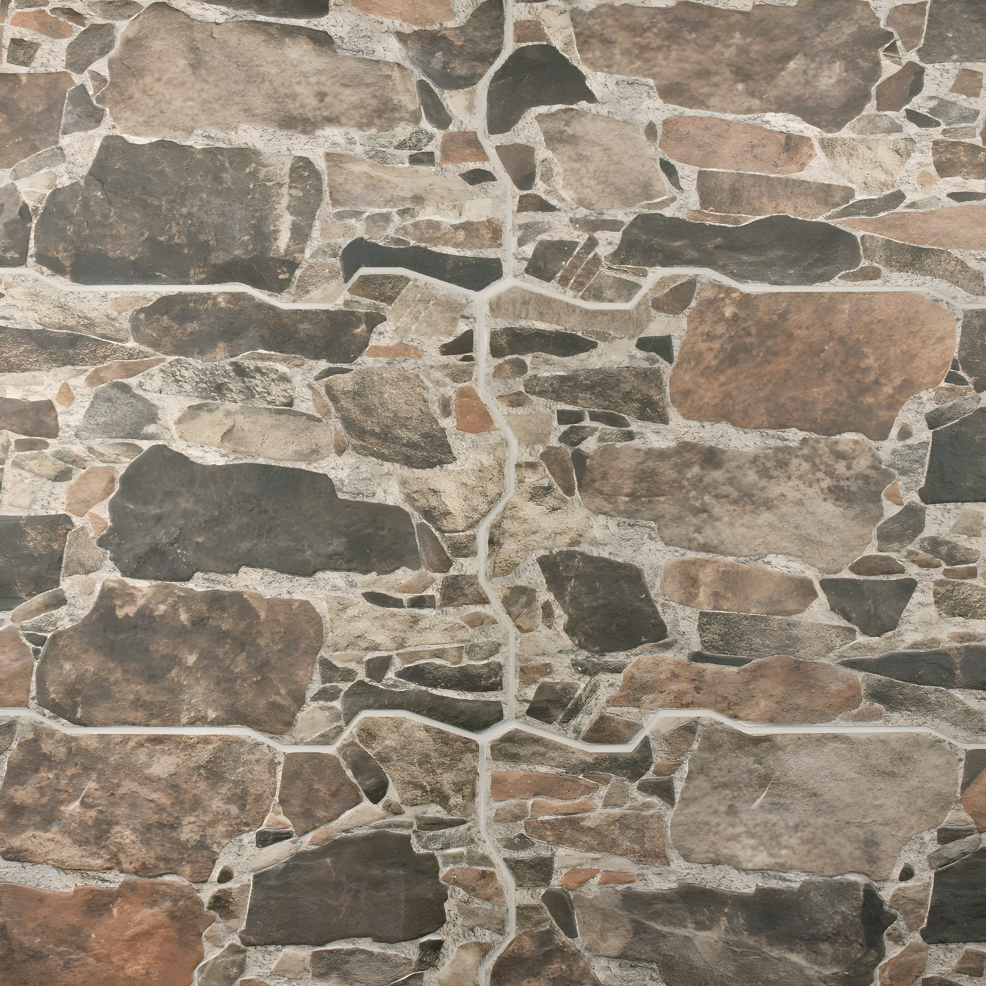 Rambla 15" x 23" Porcelain Stone Look Wall & Floor Tile
