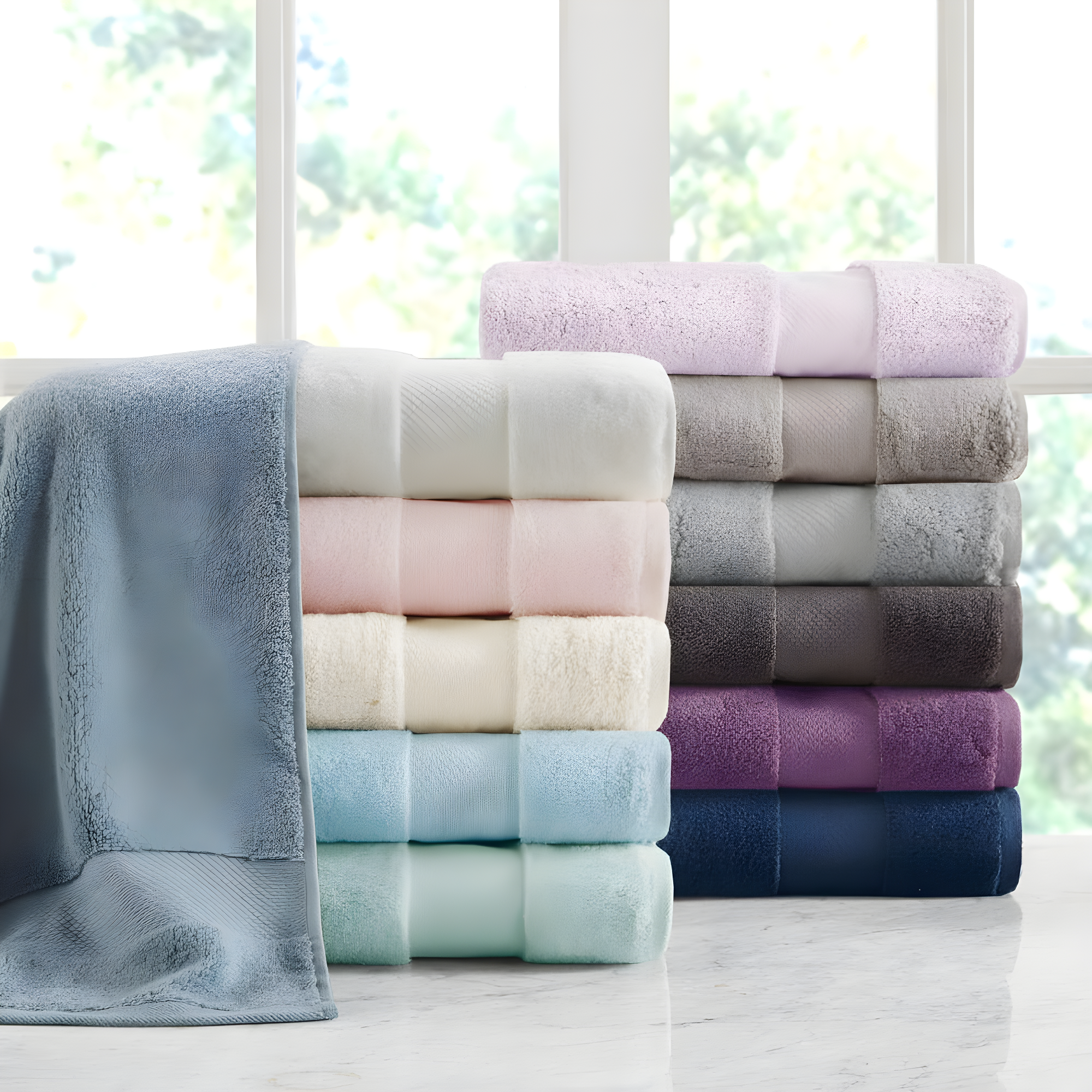 Turkish 100% Cotton Oversized Towel Set