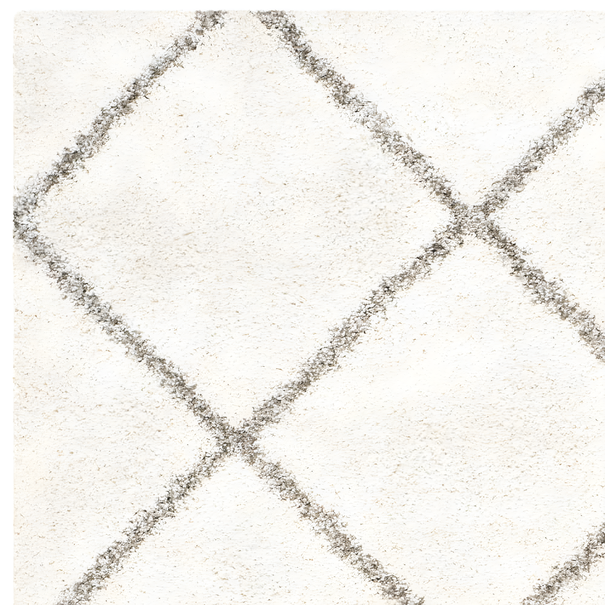 Hudson Shag SGH281 Power Loomed Indoor Area Rug - Ivory/Grey - 9'x12' - Safavieh