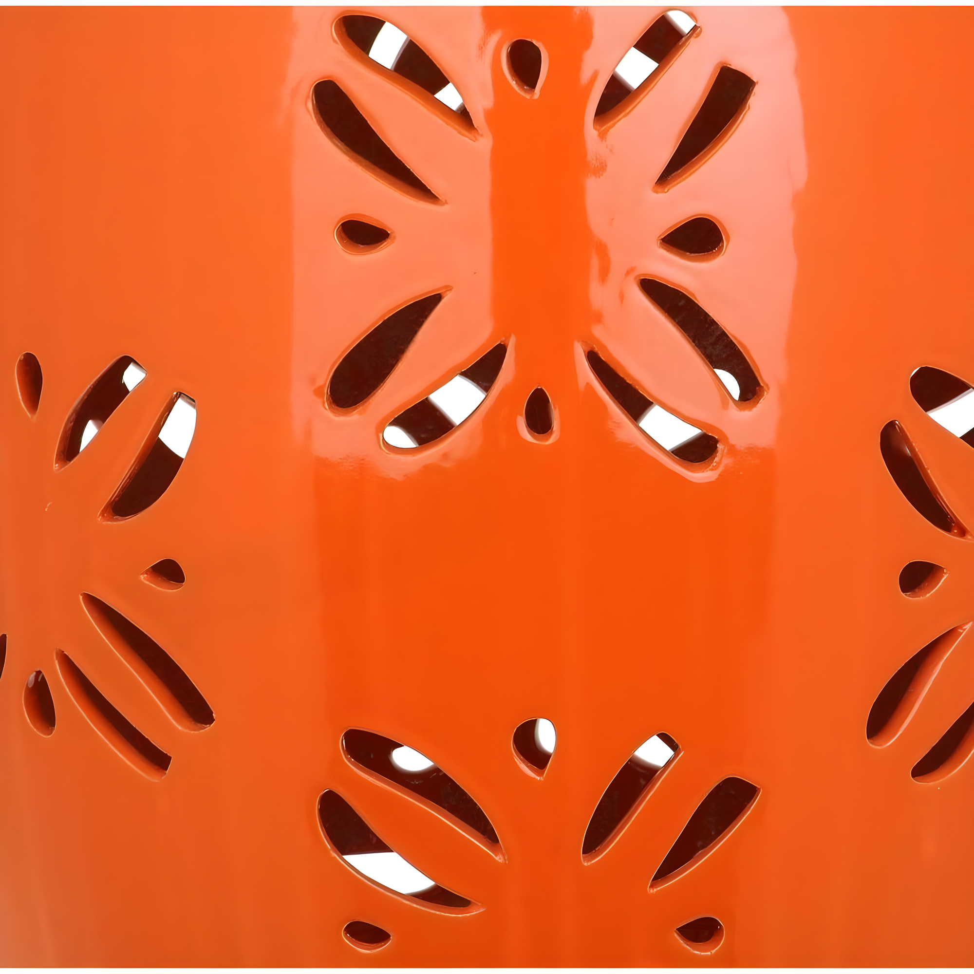Sakura Garden Stool - Indoor/Outdoor - ACS4543 - Orange - Safavieh