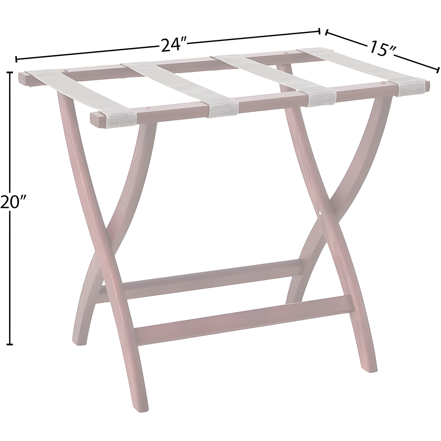 Folding Oak,Wood Luggage Rack