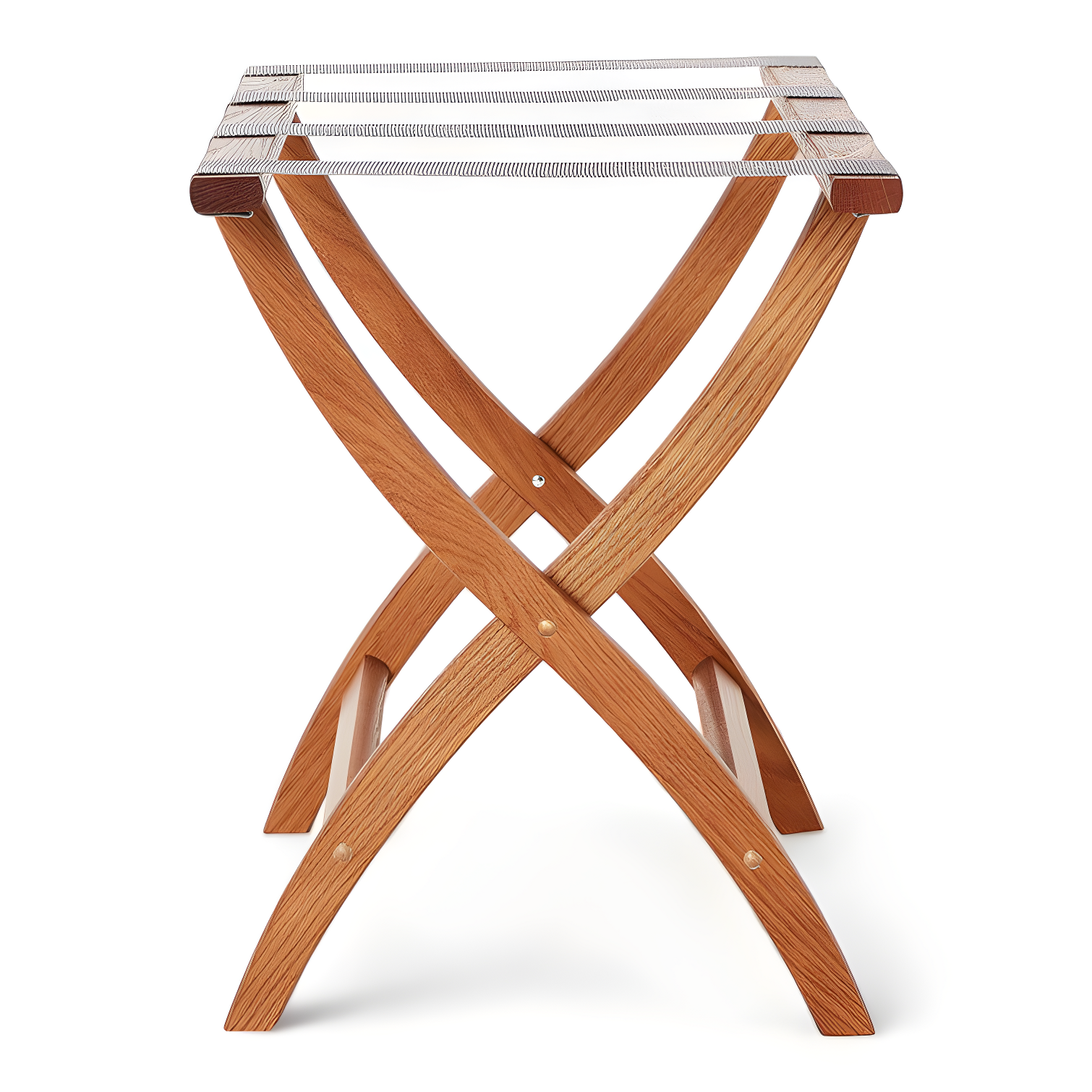 Folding Oak,Wood Luggage Rack
