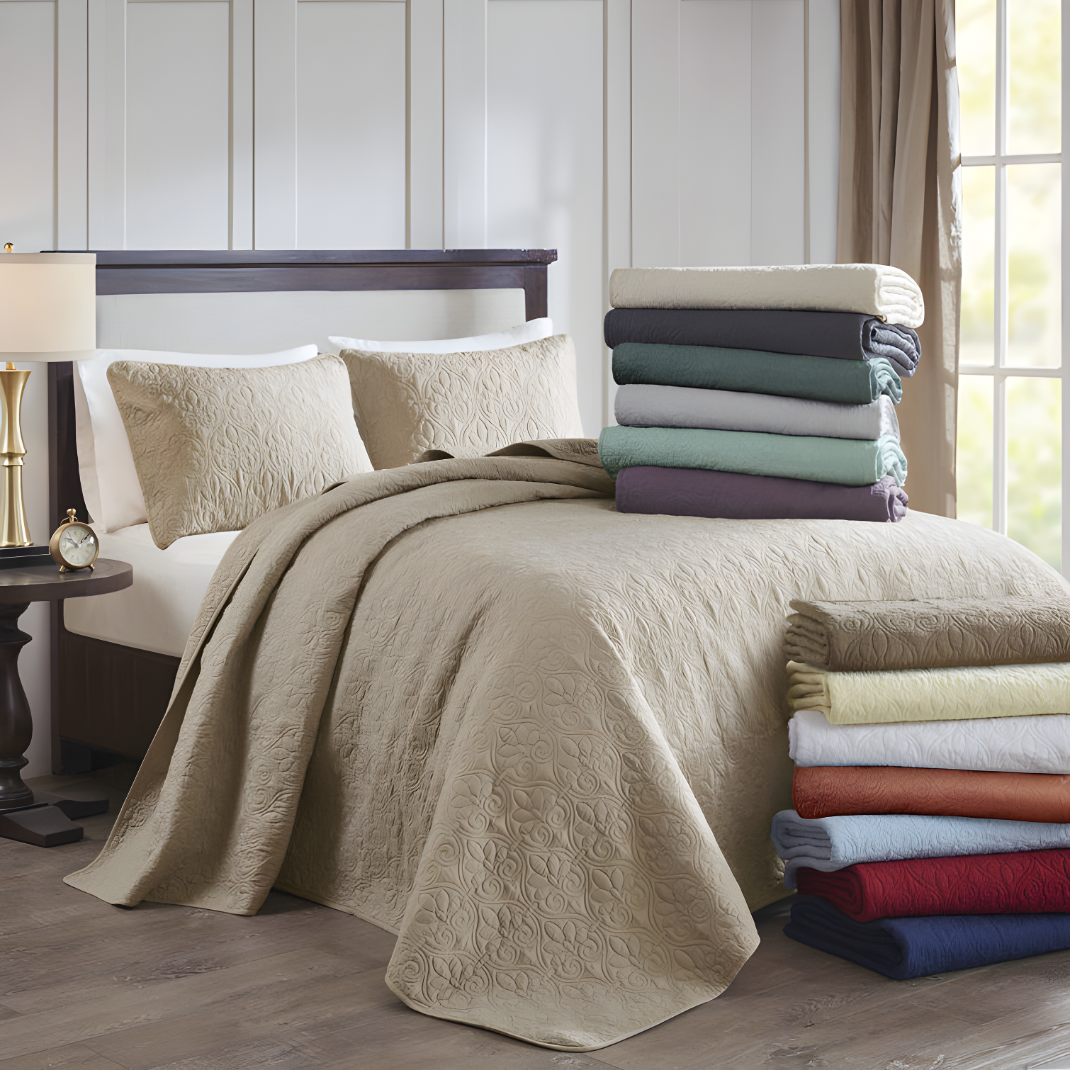Quebec Reversible Bedspread Set
