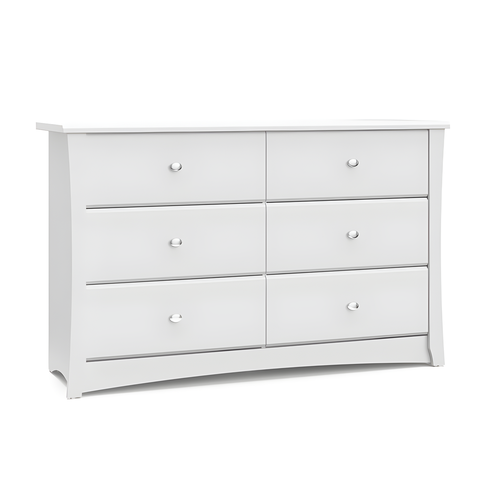 Crescent 6 Drawer Double Dresser