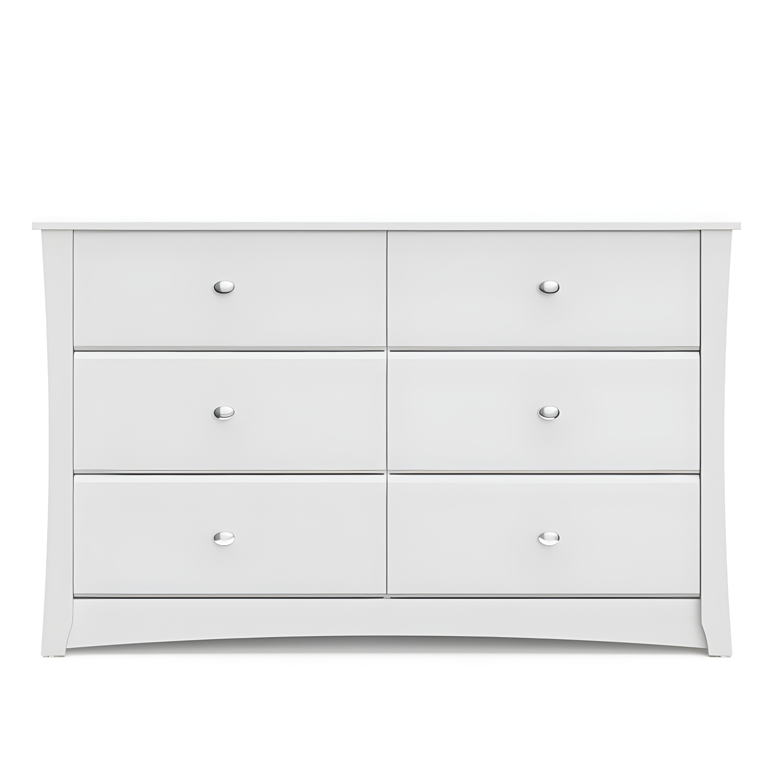 Crescent 6 Drawer Double Dresser