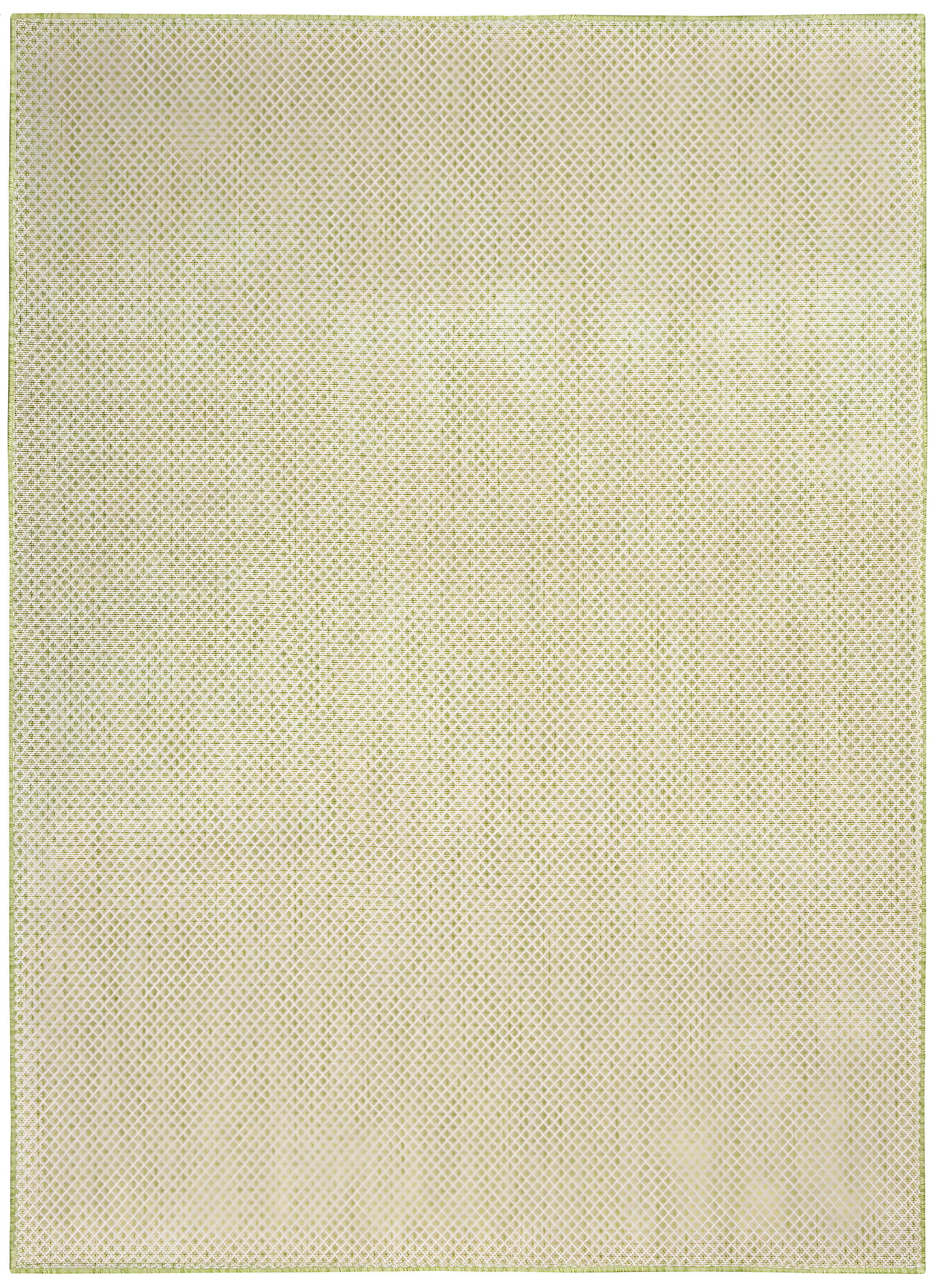 Nourison Courtyard COU01 Indoor/outdoor Area Rug - Ivory Green 6' x 9'