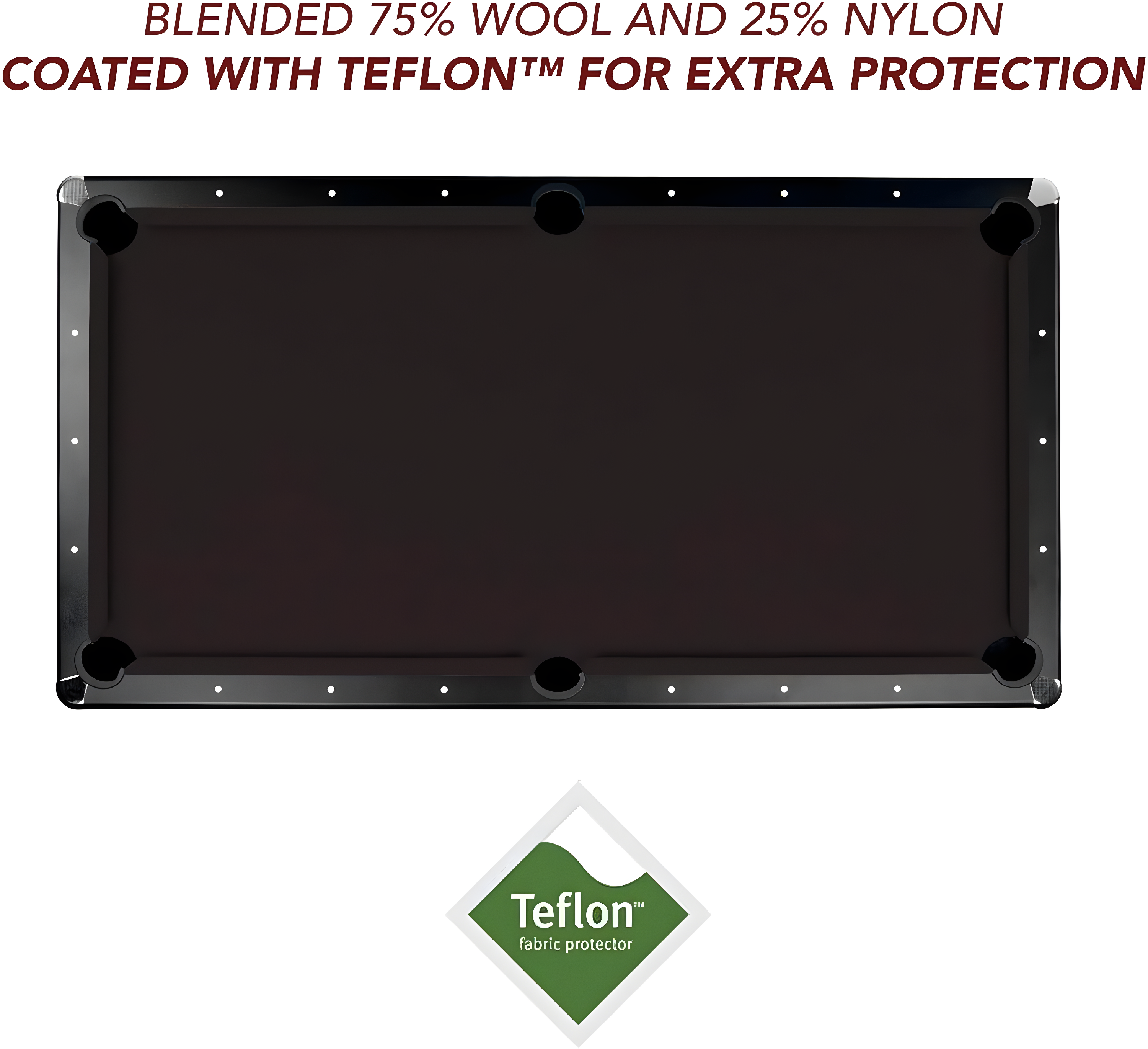 Championship Saturn II 7' Billiard Table Felt w/1 Bed Cloth & 6 Rail Cloths,Black (7 Count)