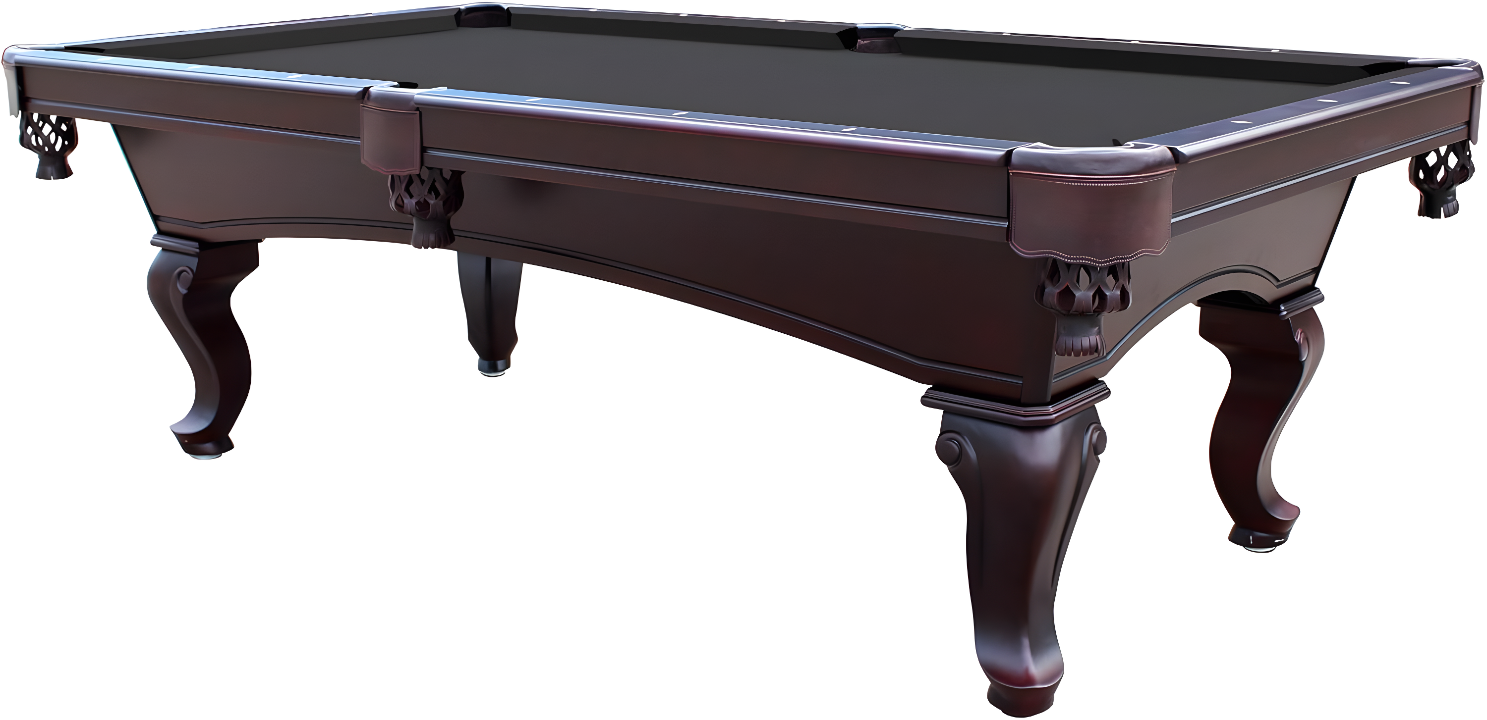 Championship Saturn II 7' Billiard Table Felt w/1 Bed Cloth & 6 Rail Cloths,Black (7 Count)