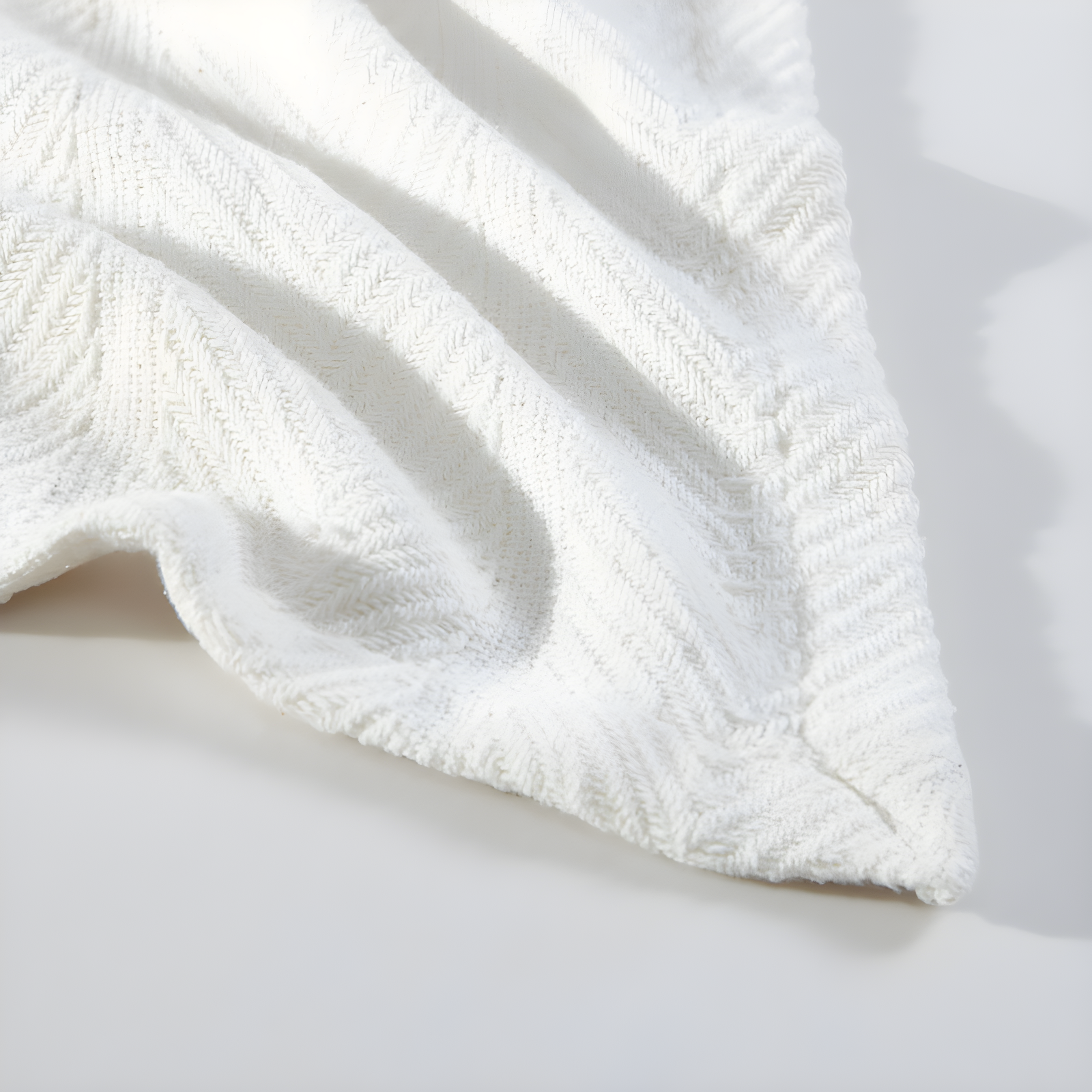 Eddie Bauer Eddie Bauer Herringbone Cotton Reversible Blanket