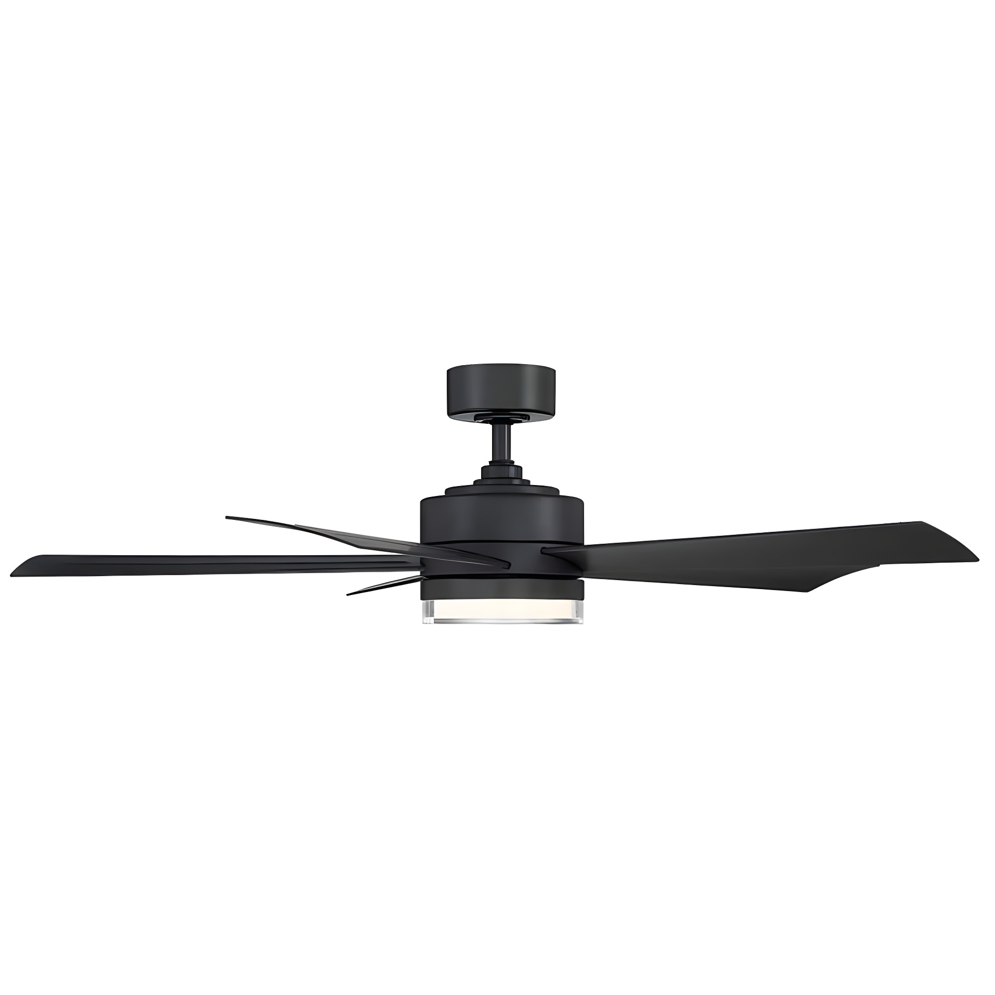 Wynd 5 - Blade Outdoor /Indoor Smart Ceiling Fan with Remote Control and LED Light Kit Included, Works With Alexa and iOS or Android App