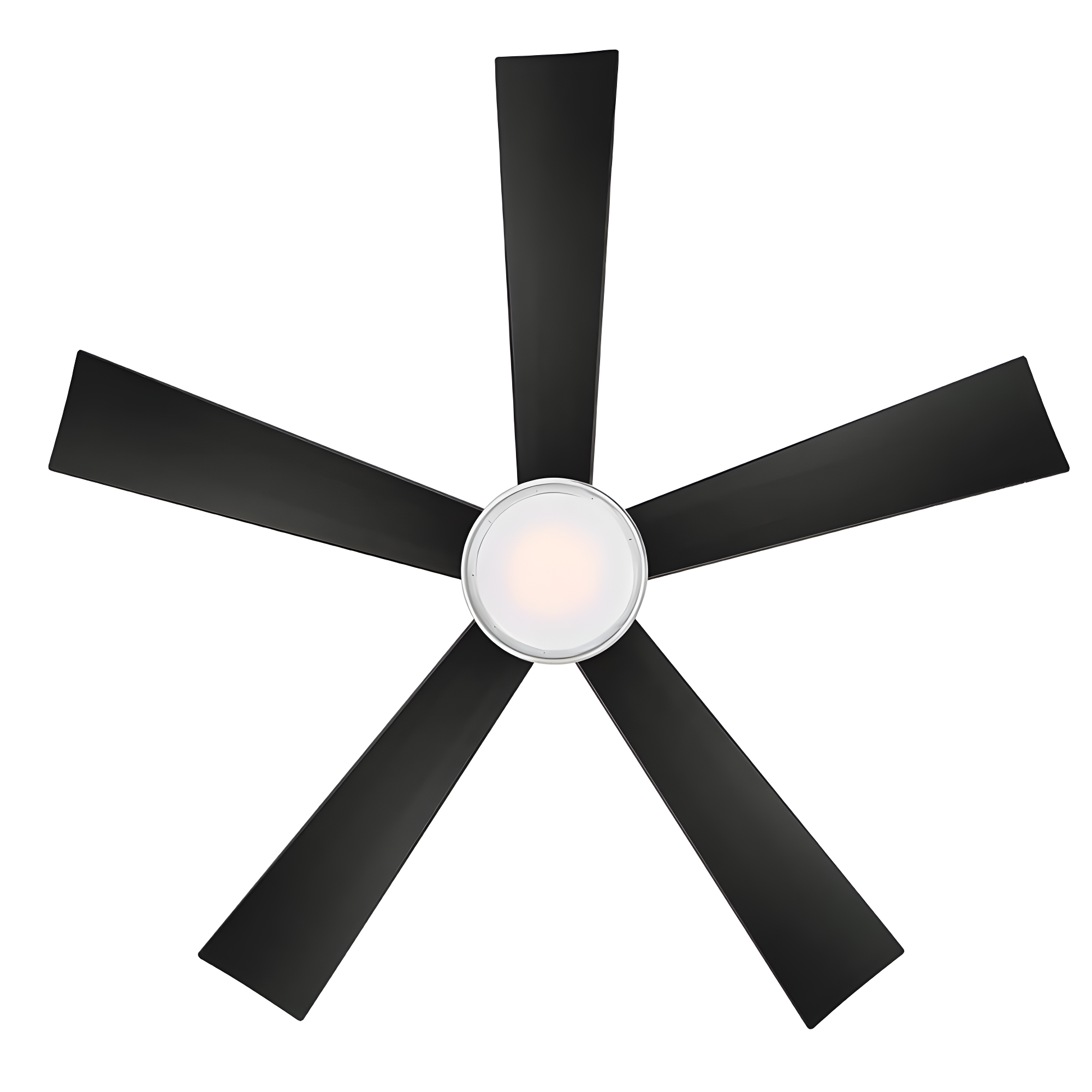 Wynd 5 - Blade Outdoor /Indoor Smart Ceiling Fan with Remote Control and LED Light Kit Included, Works With Alexa and iOS or Android App