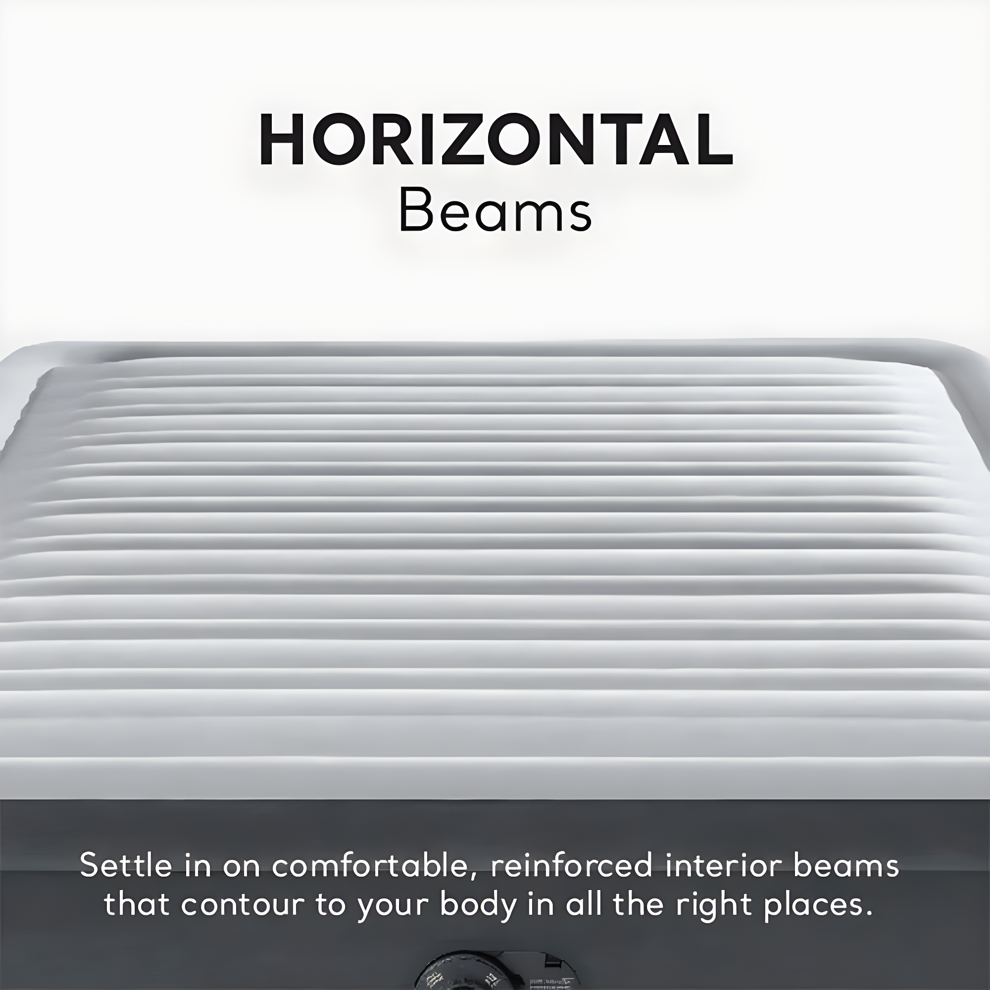 INTEX Dura-Beam Deluxe Comfort-Plush Elevated Air Mattress: Fiber-Tech – Queen Size – Built-in Electric Pump – 18in Bed Height – 600lb Weight Capacity