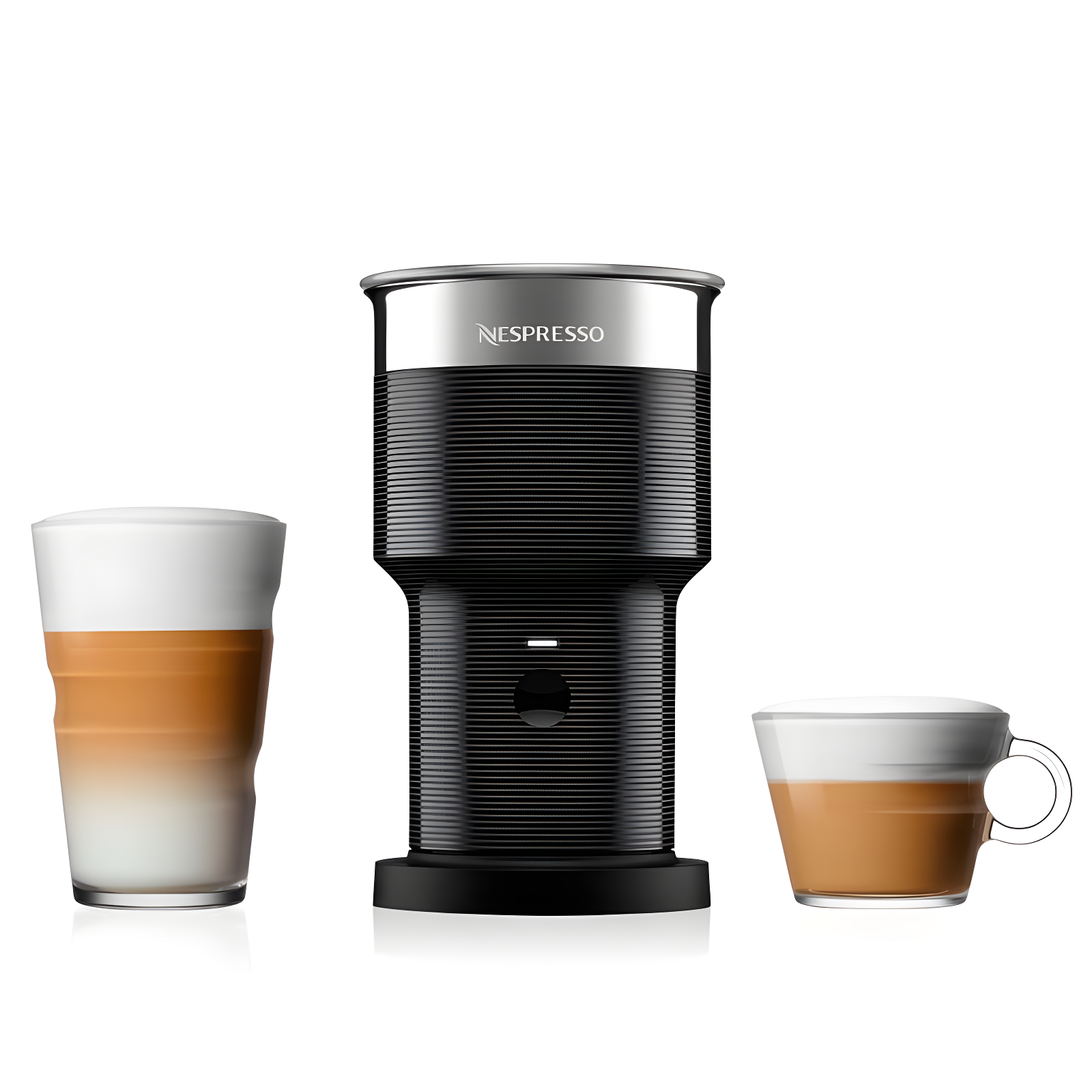 Nespresso Aeroccino XL Milk Frother: Electric Black Frother Wand, 13.5oz Capacity, Dishwasher-Safe, 550W, Plastic