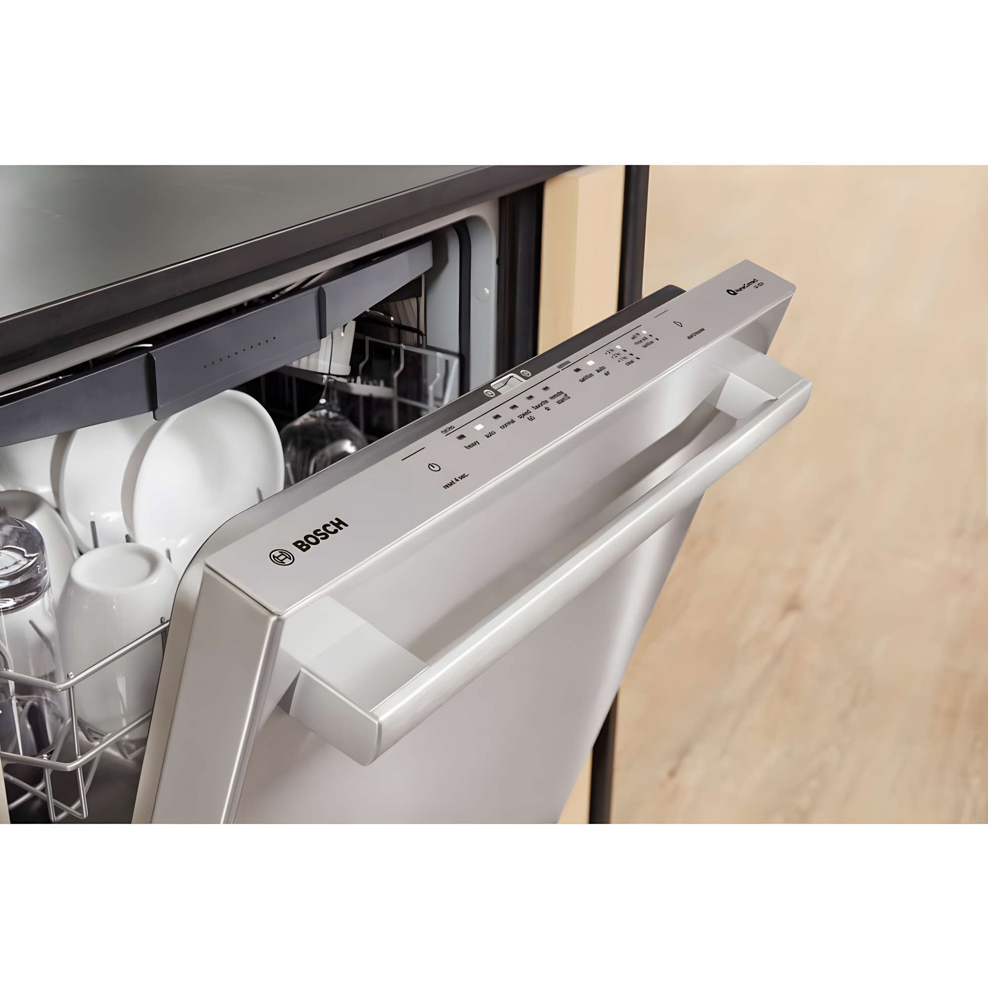 500 Series 24" Stainess Steel Top Control Built-In Dishwasher with Stainless Steel Tub and Flexible 3Rd Rack