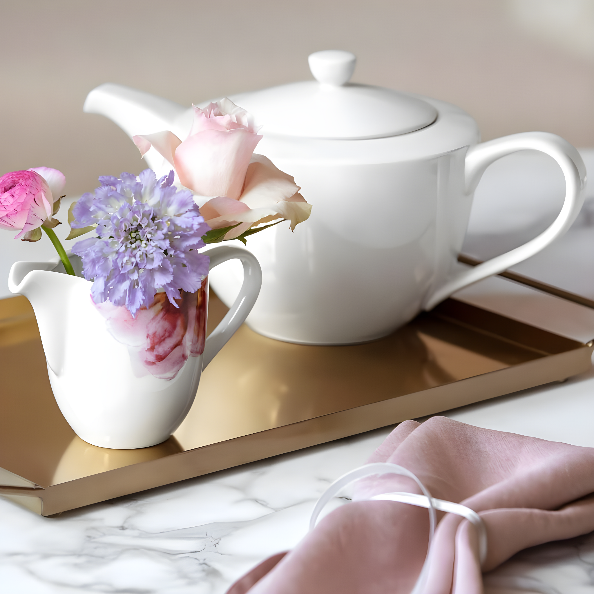 Villeroy & Boch Villeroy & Boch For Me 15.25 -oz. Porcelain China Teapot