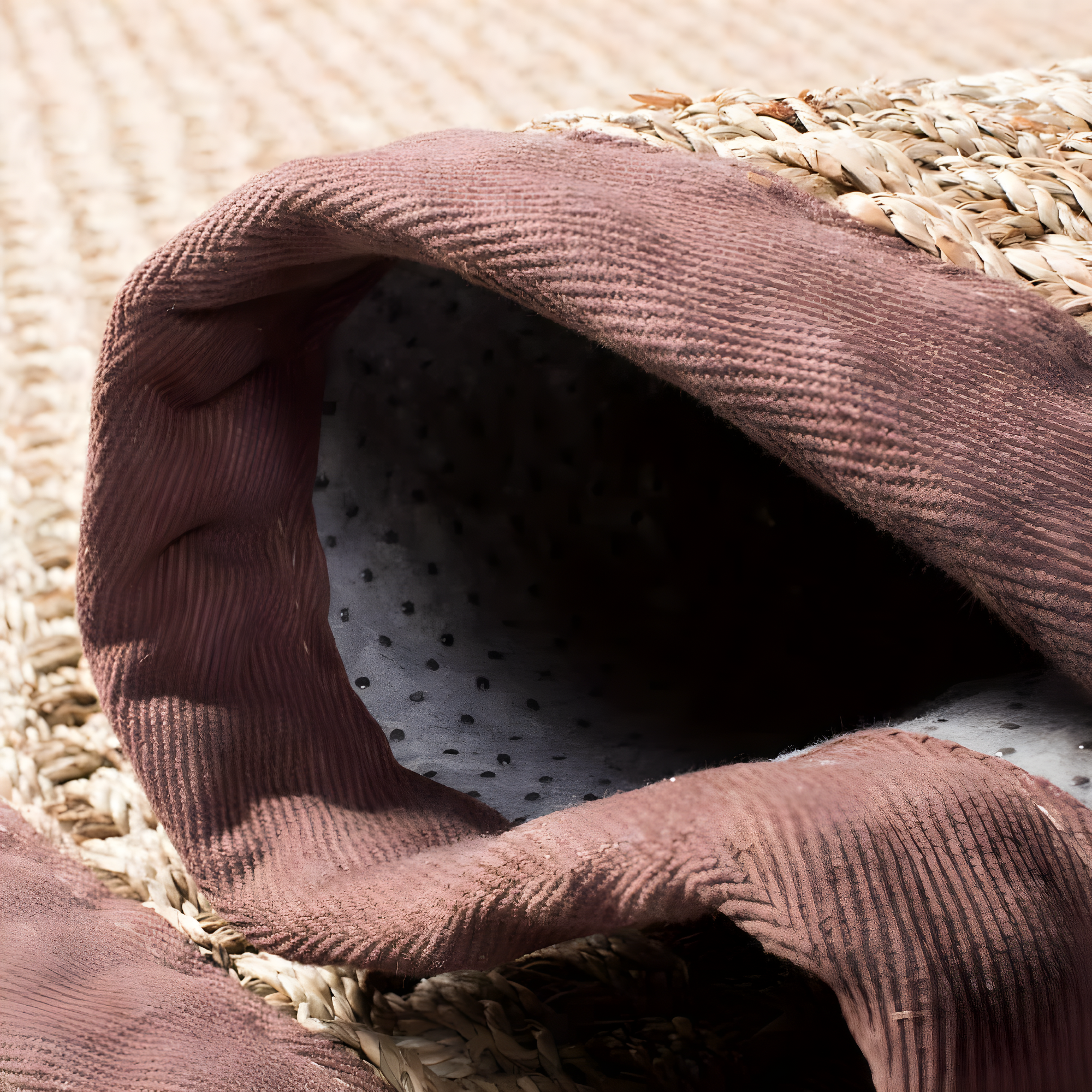 Natural Fiber NF114 Power Loomed Indoor Accent Rug - Natural/Dark Brown - 2'x3' - Safavieh.