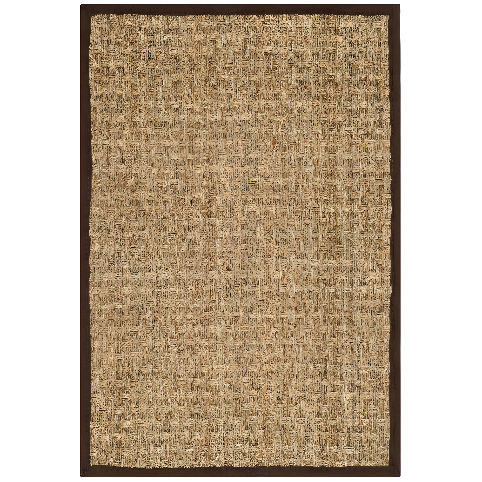 Natural Fiber NF114 Power Loomed Indoor Accent Rug - Natural/Dark Brown - 2'x3' - Safavieh.