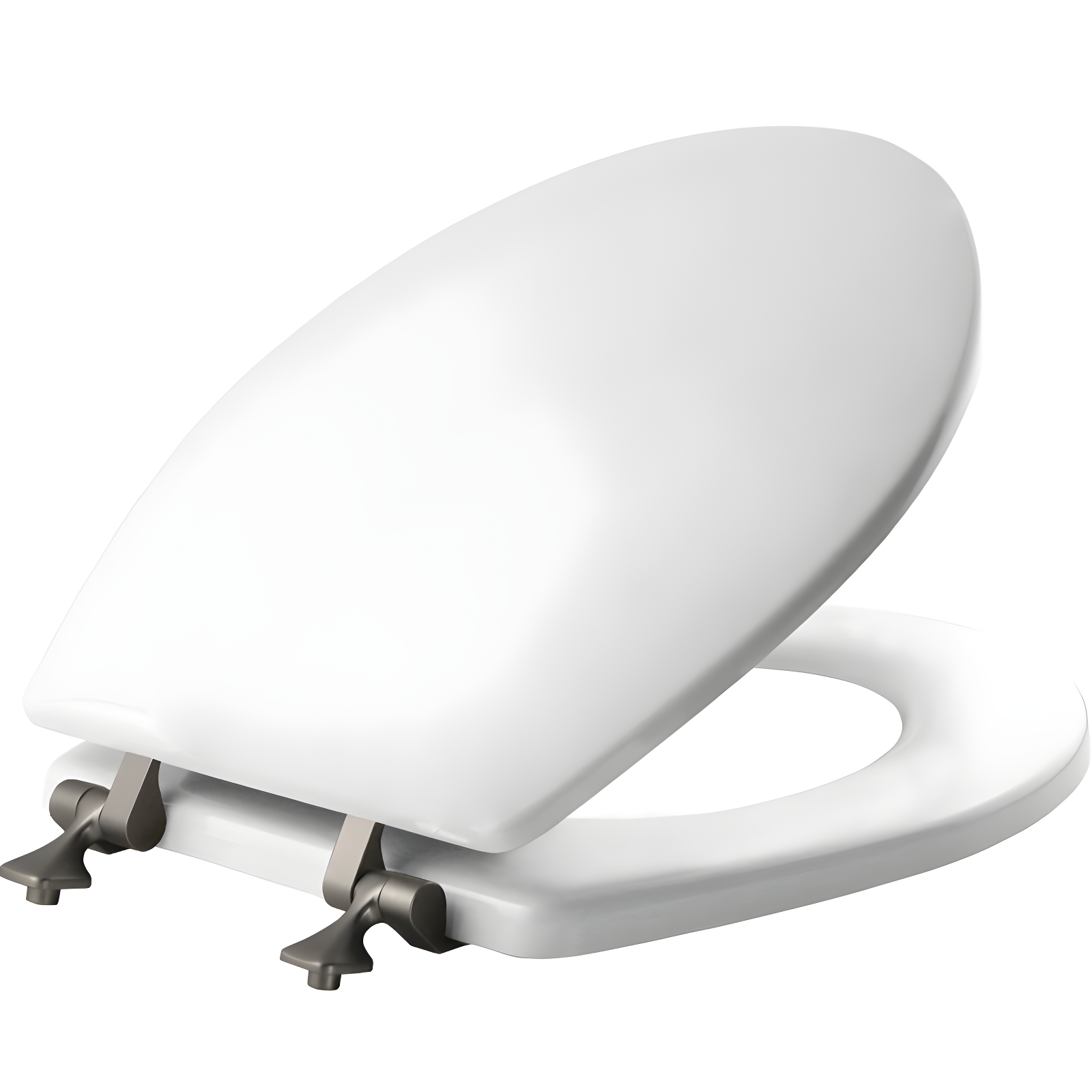 Mayfair by Bemis 7M844BN 000 Mayfair 44CP Featuring STAY-TITE Seat Fastening System & Hinges, ROUND, White