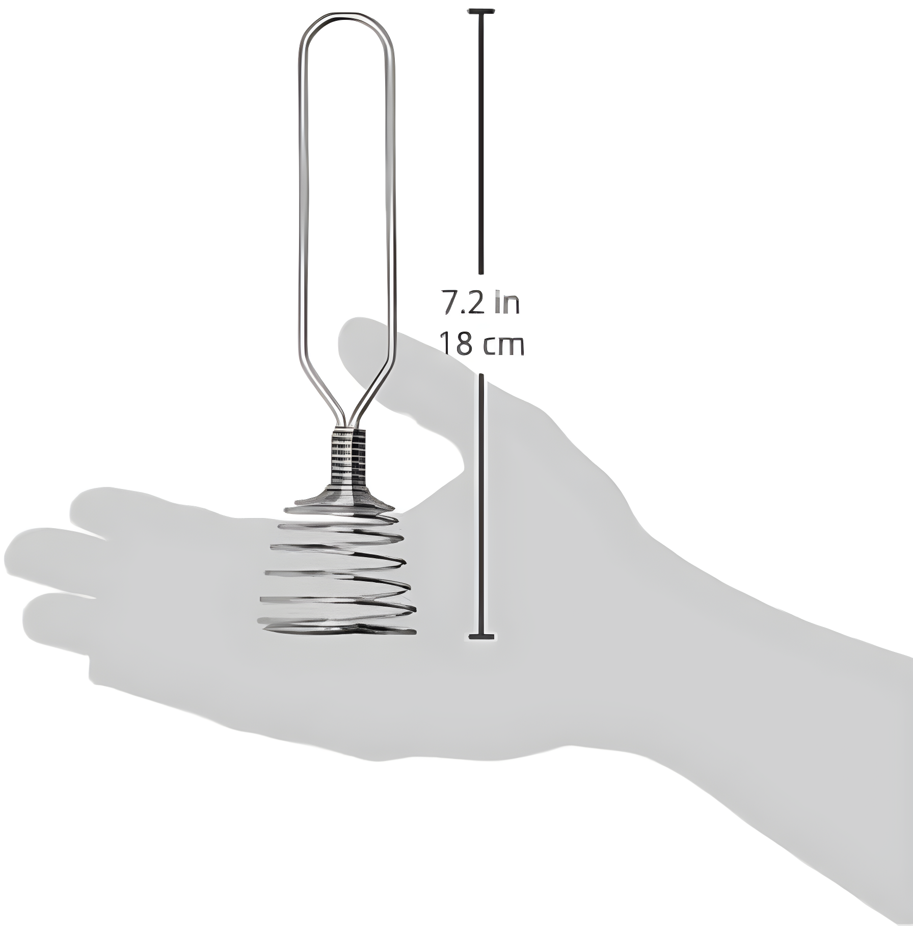 Fox Run 7" French Spring Coil Whisk Wire Cream Whip Egg Beater Gravy Sauce Mixer