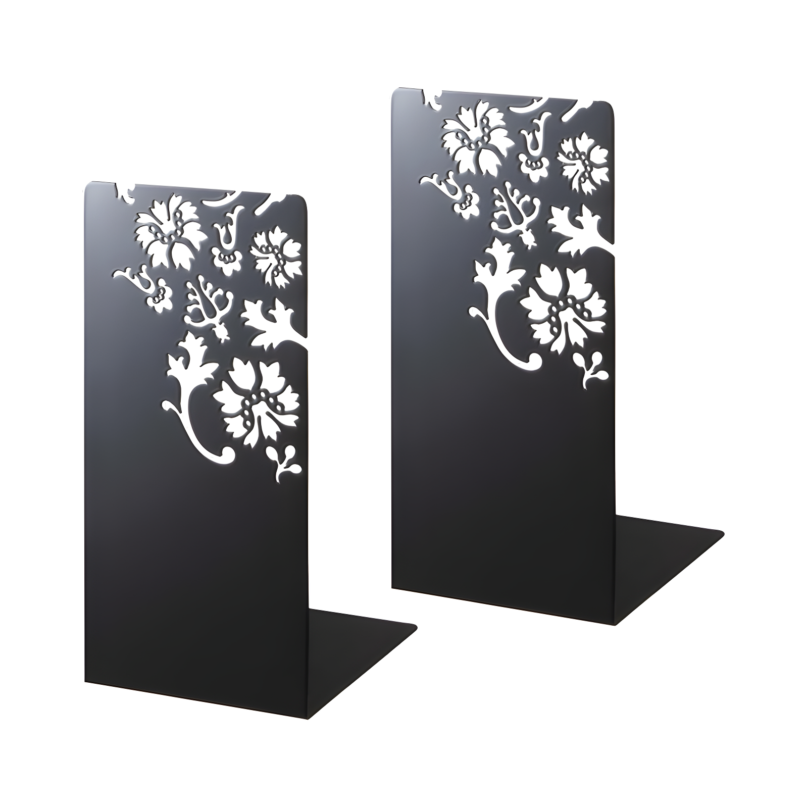 Yamazaki Home Kirie L-Shaped Book End, Large, Steel, Large, No Assembly Req. (Set of 2)