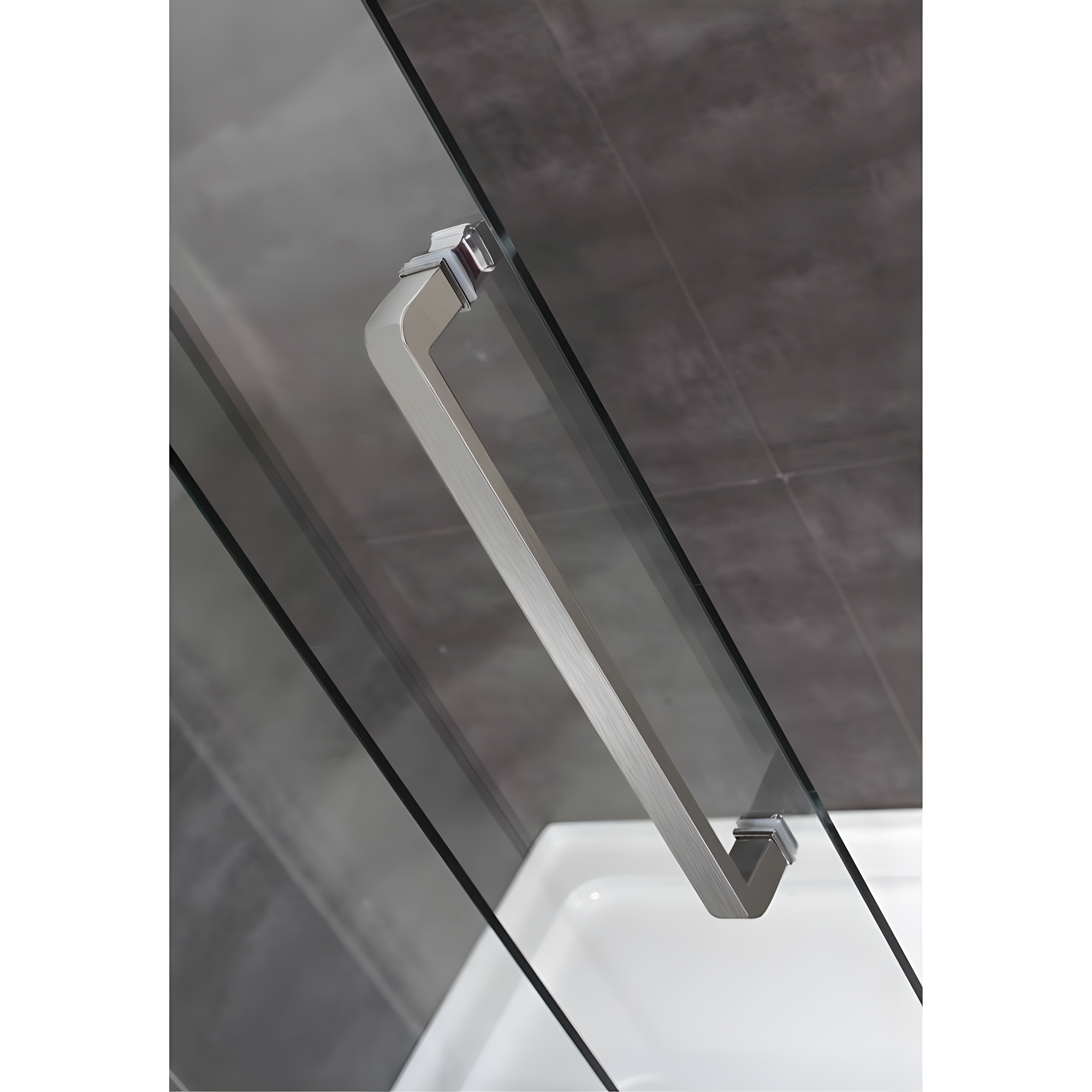 Moselle 44" x 77.5" Rectangular Sliding Shower Enclosure with Base