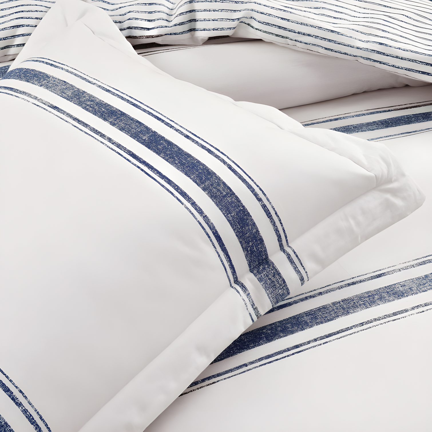 Farmhouse Standard Cotton Reversible Comforter Set