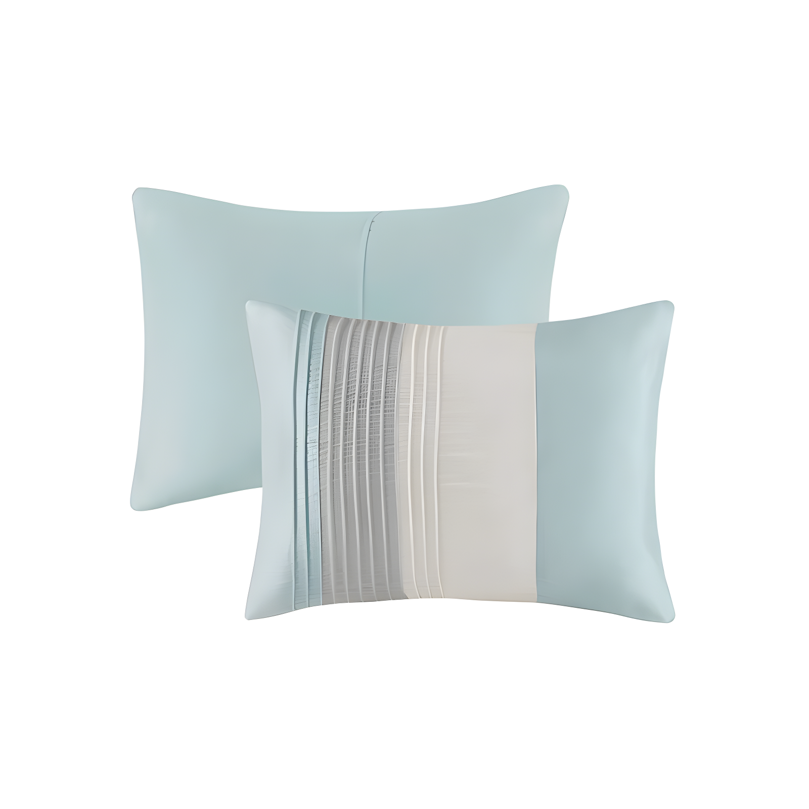 Madison Park Amherst 7 Piece Striped and Pleated Comforter Set