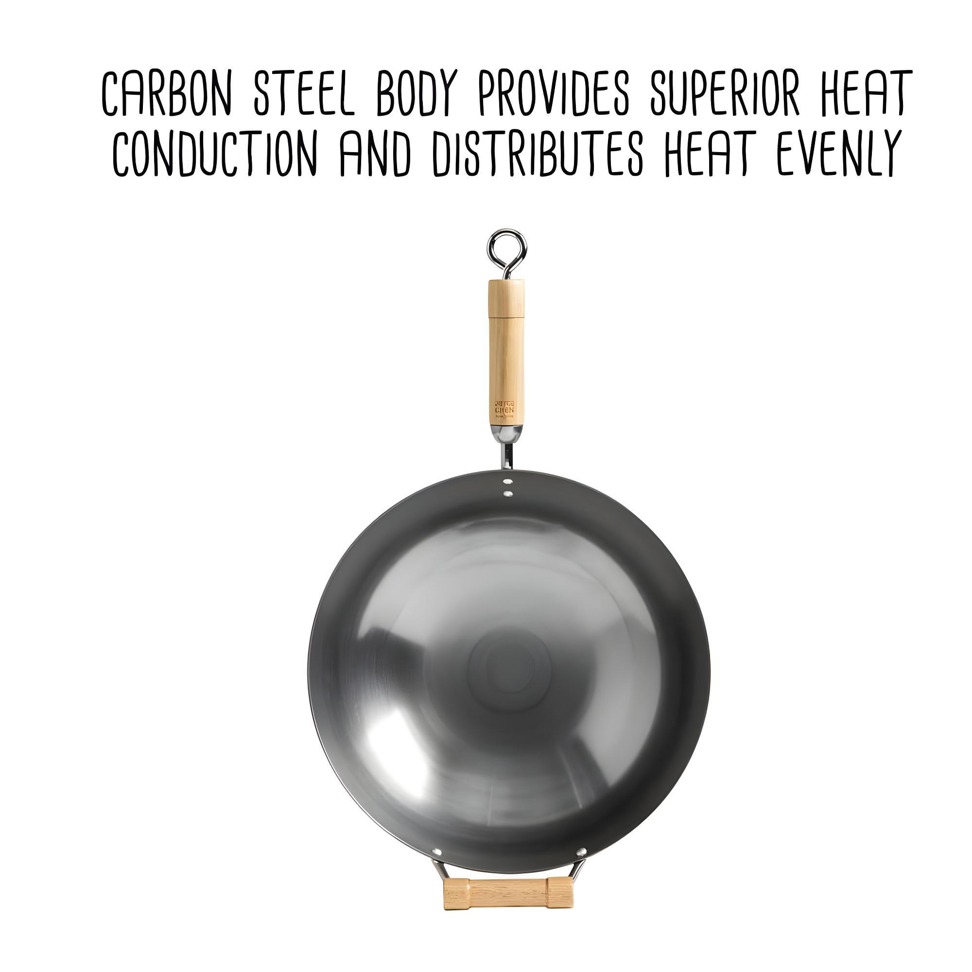 JOYCE CHEN Joyce Chen 14'' Carbon Steel Wok