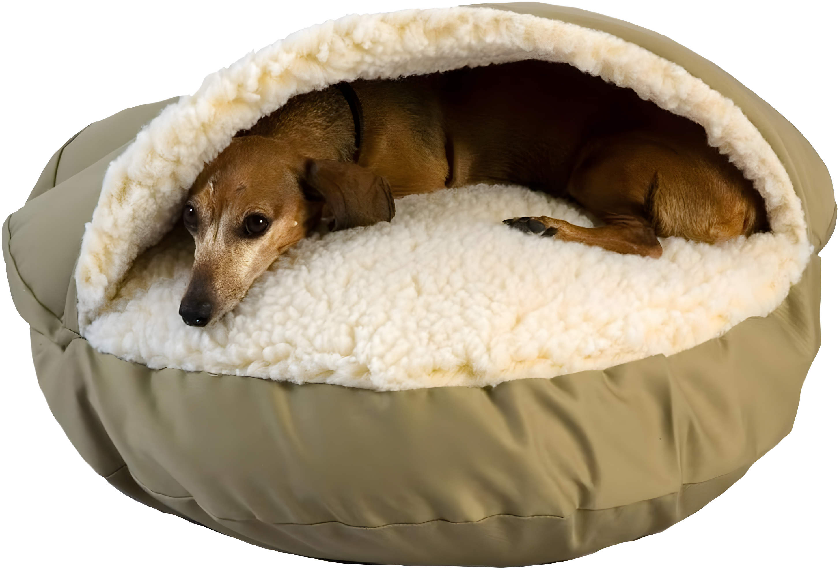 Snoozer Cozy Cave Hooded Dog Bed Poly/Cotton