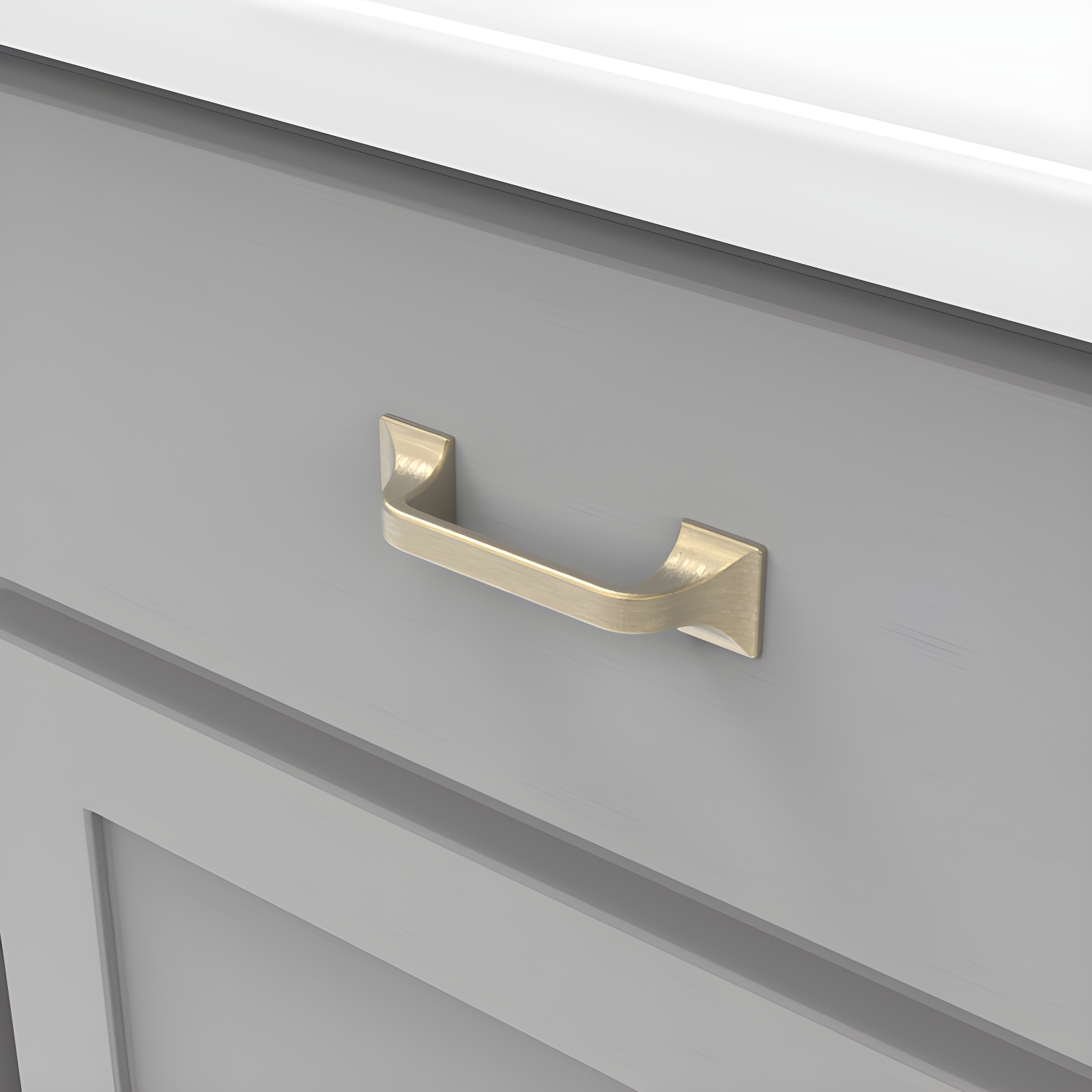 Forge Kitchen Cabinet Handles, Solid Core Drawer Pulls for Cabinet Doors, 3"