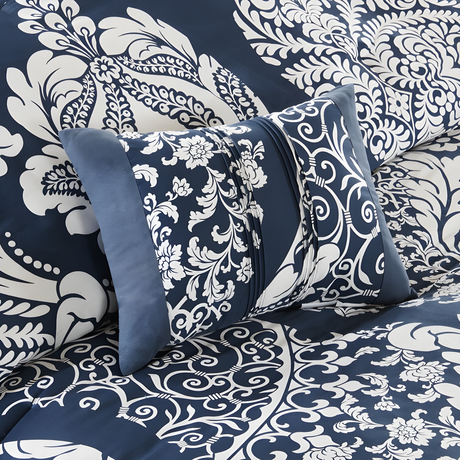 Madison Park Vienna 7 Piece Cotton Printed Comforter Set