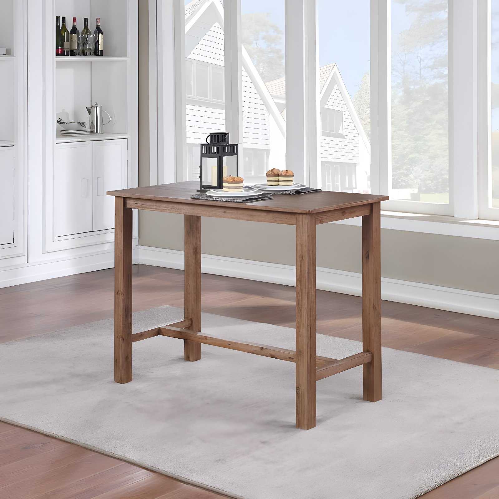 Sonoma Counter Height Pub Table Barnwood - Boraam: 42" High, Rectangle, Seats 4