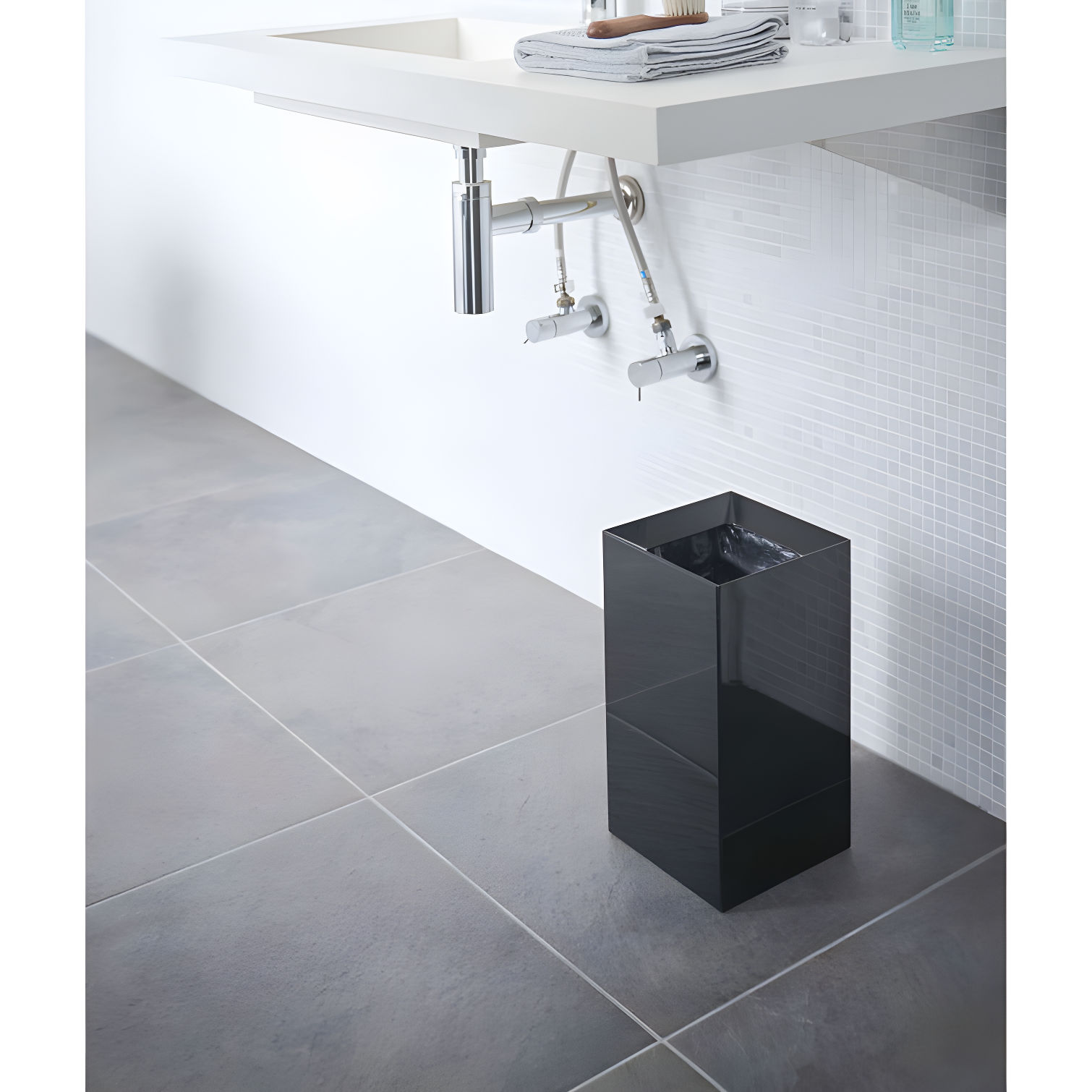 Yamazaki Home 2.37 Gallon Open Waste Basket
